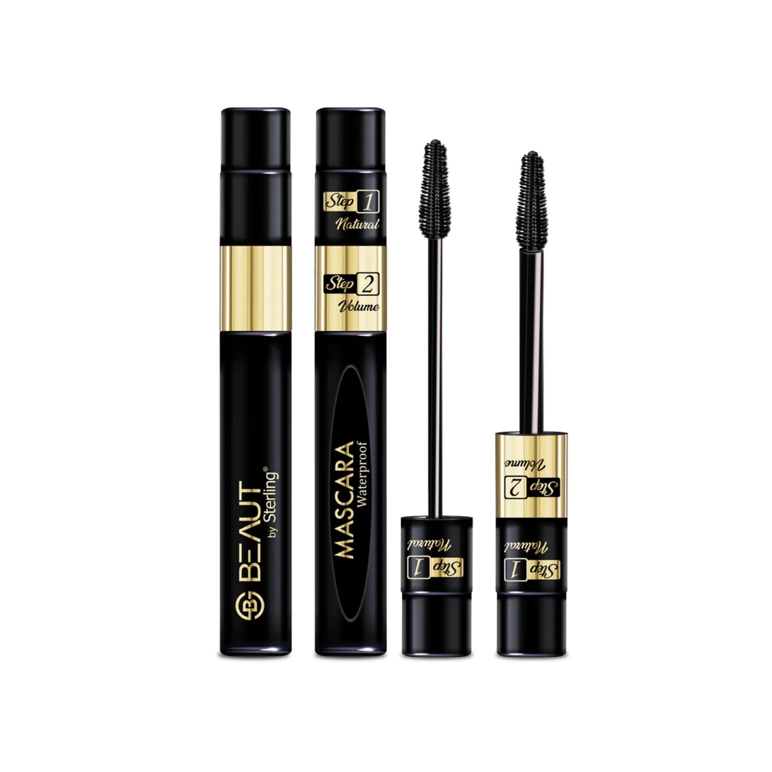 MesmerEyes Lash & Line Combo | Mascara + Semi Matte Gel Eyeliner Pen + Liquid Eyeliner (Waterproof, Smudge-Proof, 24H Wear)