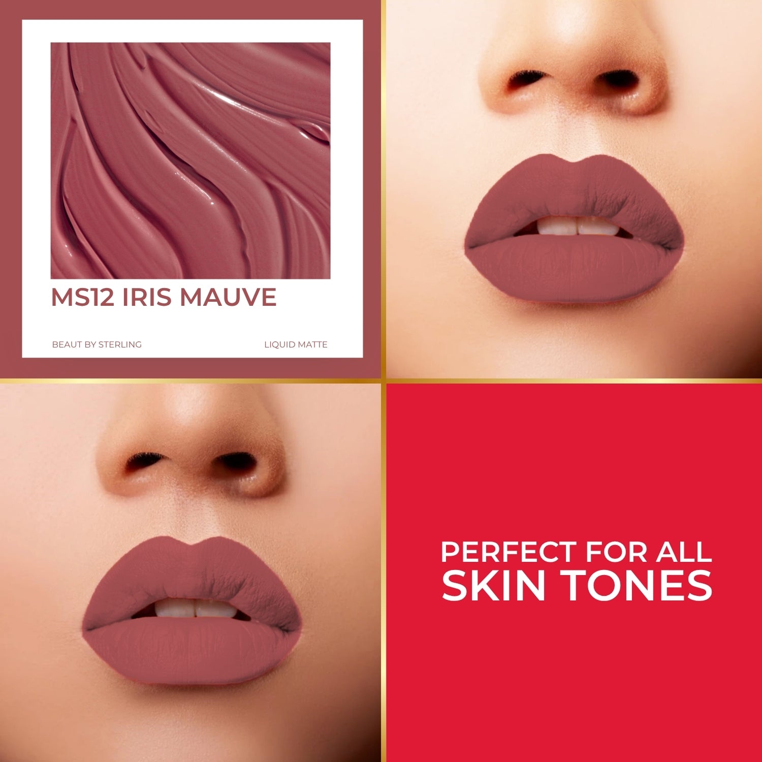 Super Lustrous Intense Matte Liquid Lip Color, 12HR Long Stay, Smudge-Proof & Transfer-Proof (5ml)