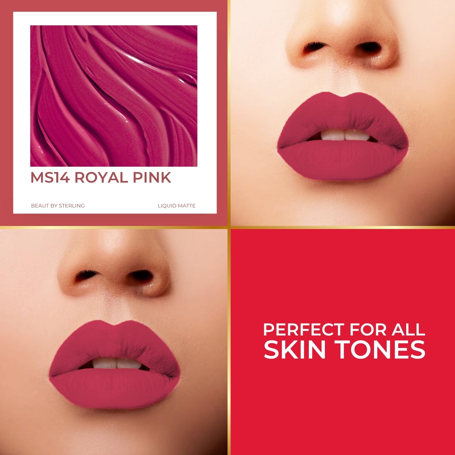 Super Lustrous Intense Matte Liquid Lip Color, 12HR Long Stay, Smudge-Proof & Transfer-Proof (5ml)