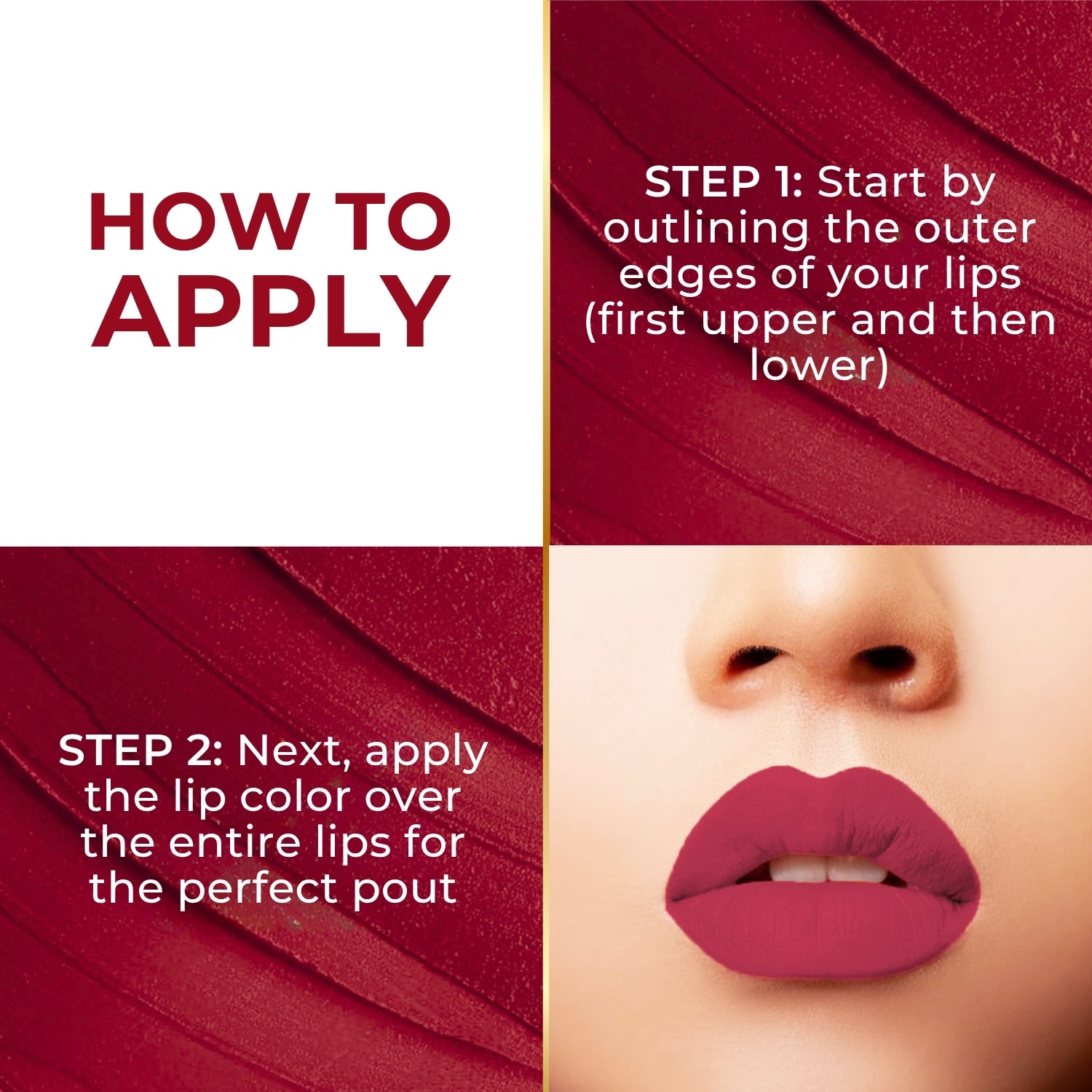 Super Lustrous Intense Glossy Liquid Lip Color, 12HR Long Stay, Smudge-Proof & Transfer-Proof (5ml)