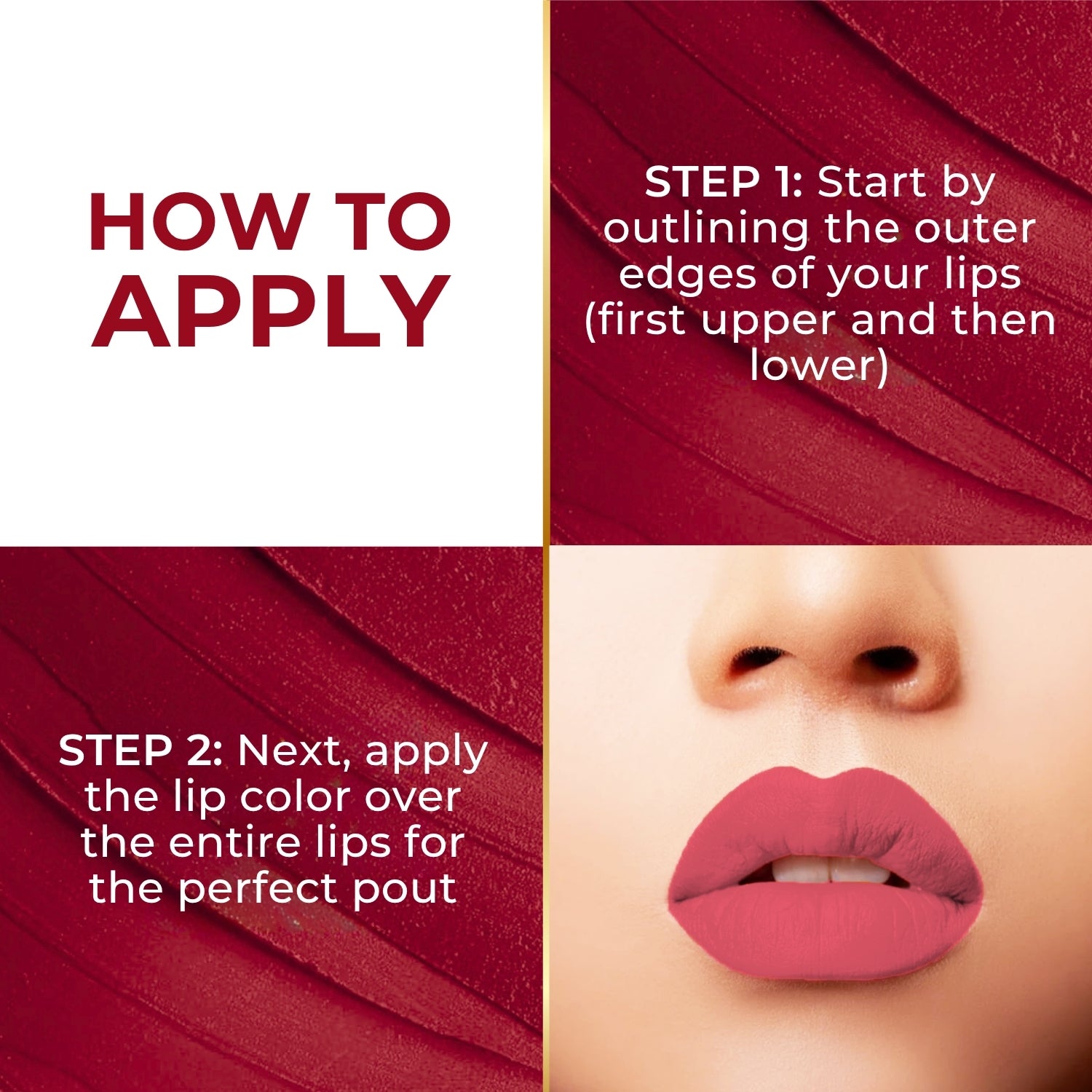 Super Lustrous Intense Glossy Liquid Lip Color, 12HR Long Stay, Smudge-Proof & Transfer-Proof (5ml)