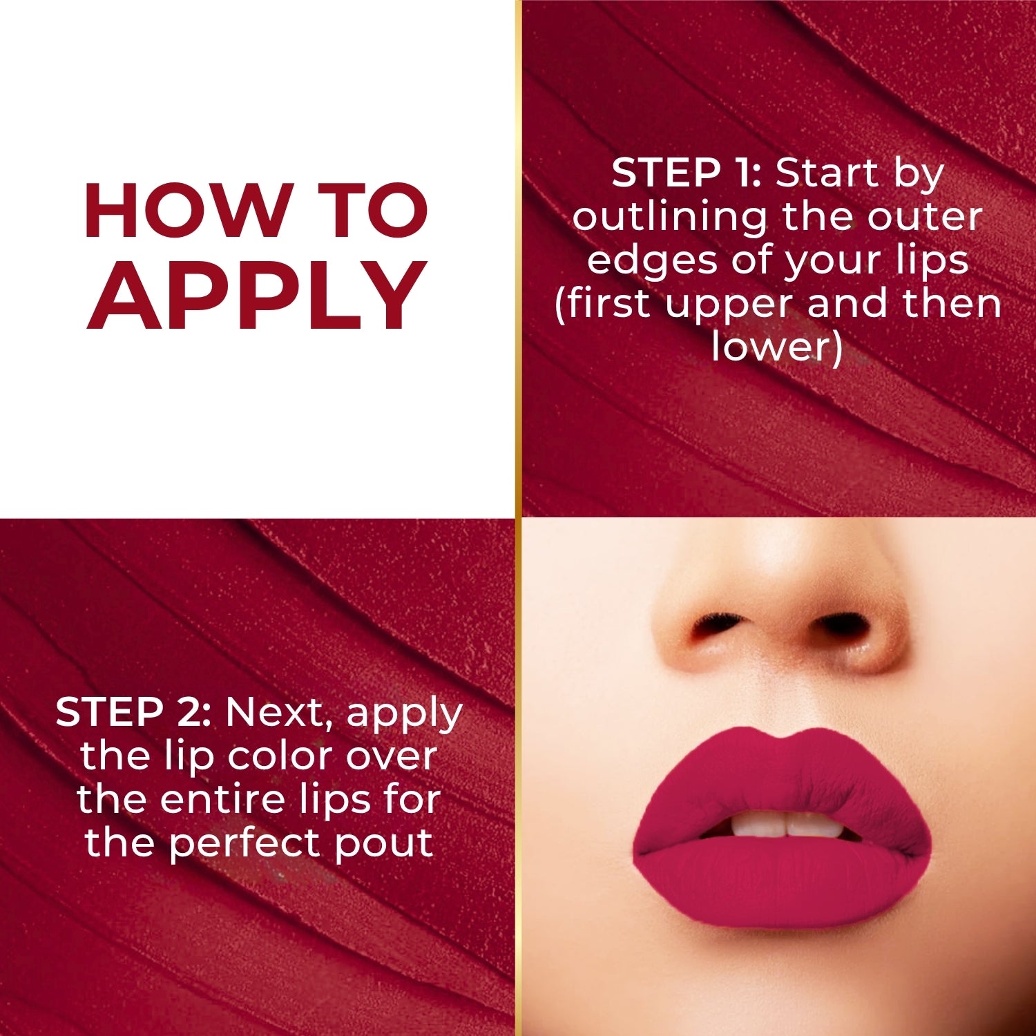 Super Lustrous Intense Glossy Liquid Lip Color, 12HR Long Stay, Smudge-Proof & Transfer-Proof (5ml)