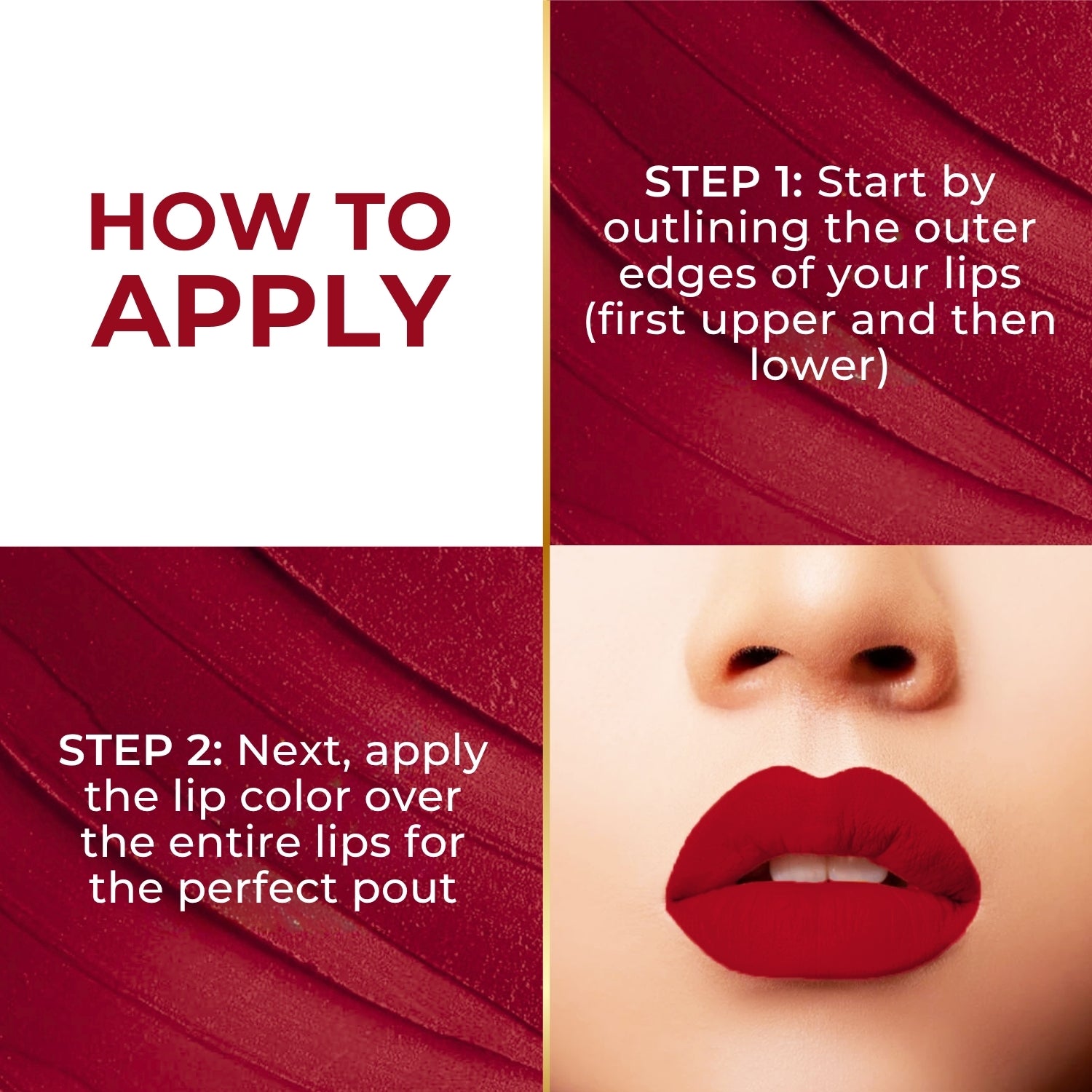 Super Lustrous Intense Glossy Liquid Lip Color, 12HR Long Stay, Smudge-Proof & Transfer-Proof (5ml)
