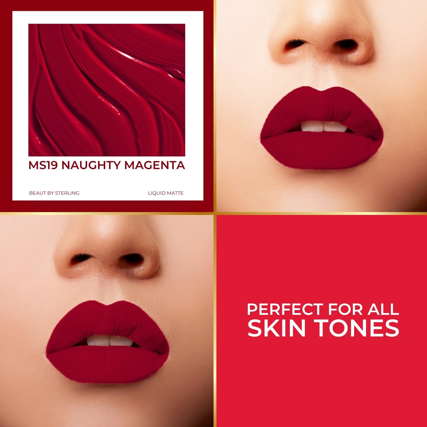 Super Lustrous Intense Matte Liquid Lip Color, 12HR Long Stay, Smudge-Proof & Transfer-Proof (5ml)