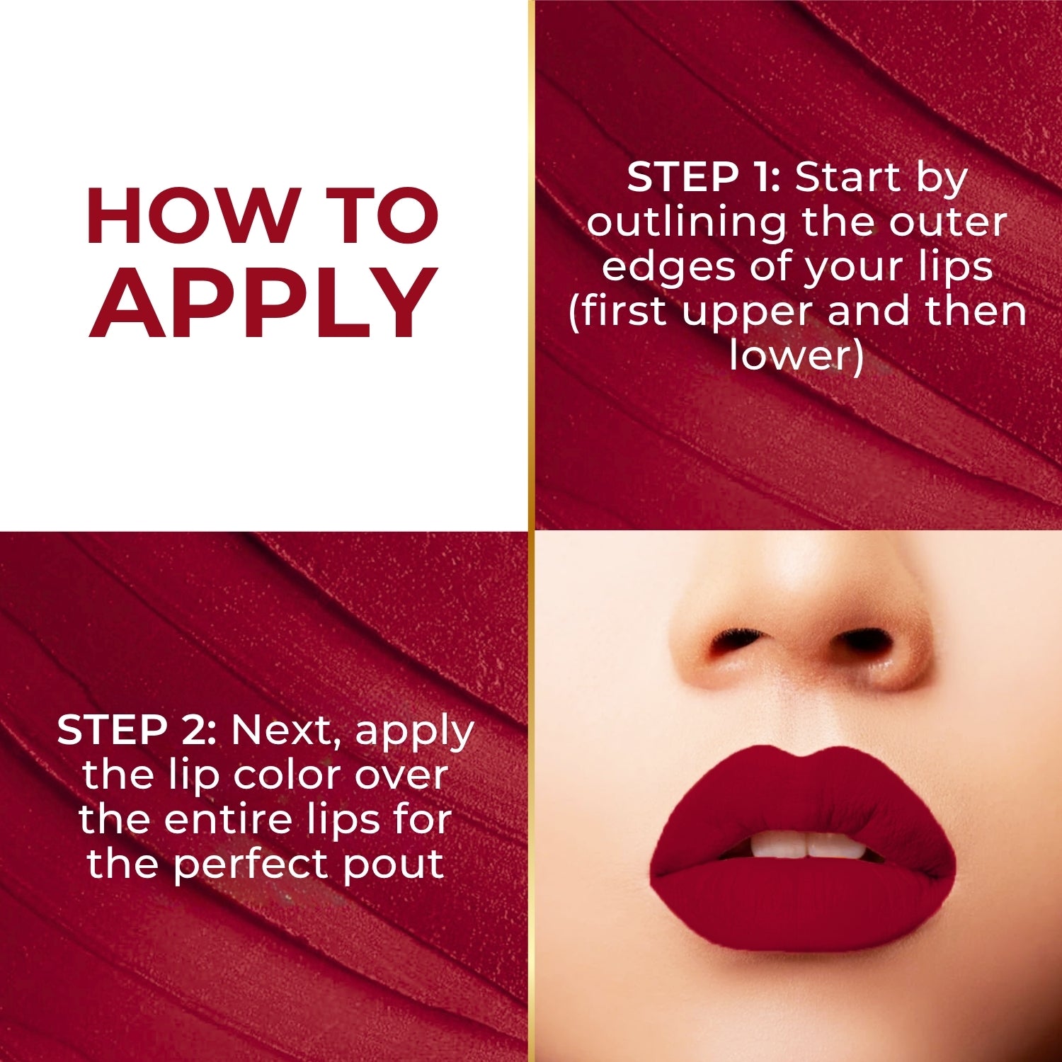 Super Lustrous Intense Glossy Liquid Lip Color, 12HR Long Stay, Smudge-Proof & Transfer-Proof (5ml)