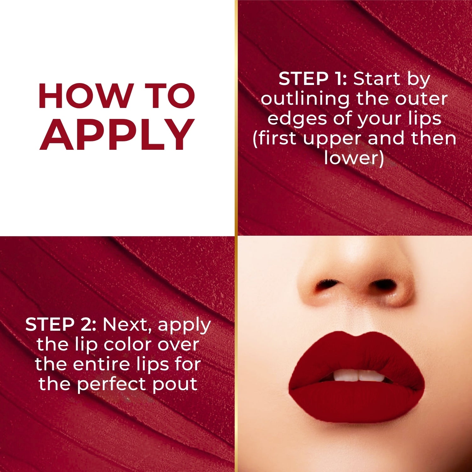 Super Lustrous Intense Glossy Liquid Lip Color, 12HR Long Stay, Smudge-Proof & Transfer-Proof (5ml)