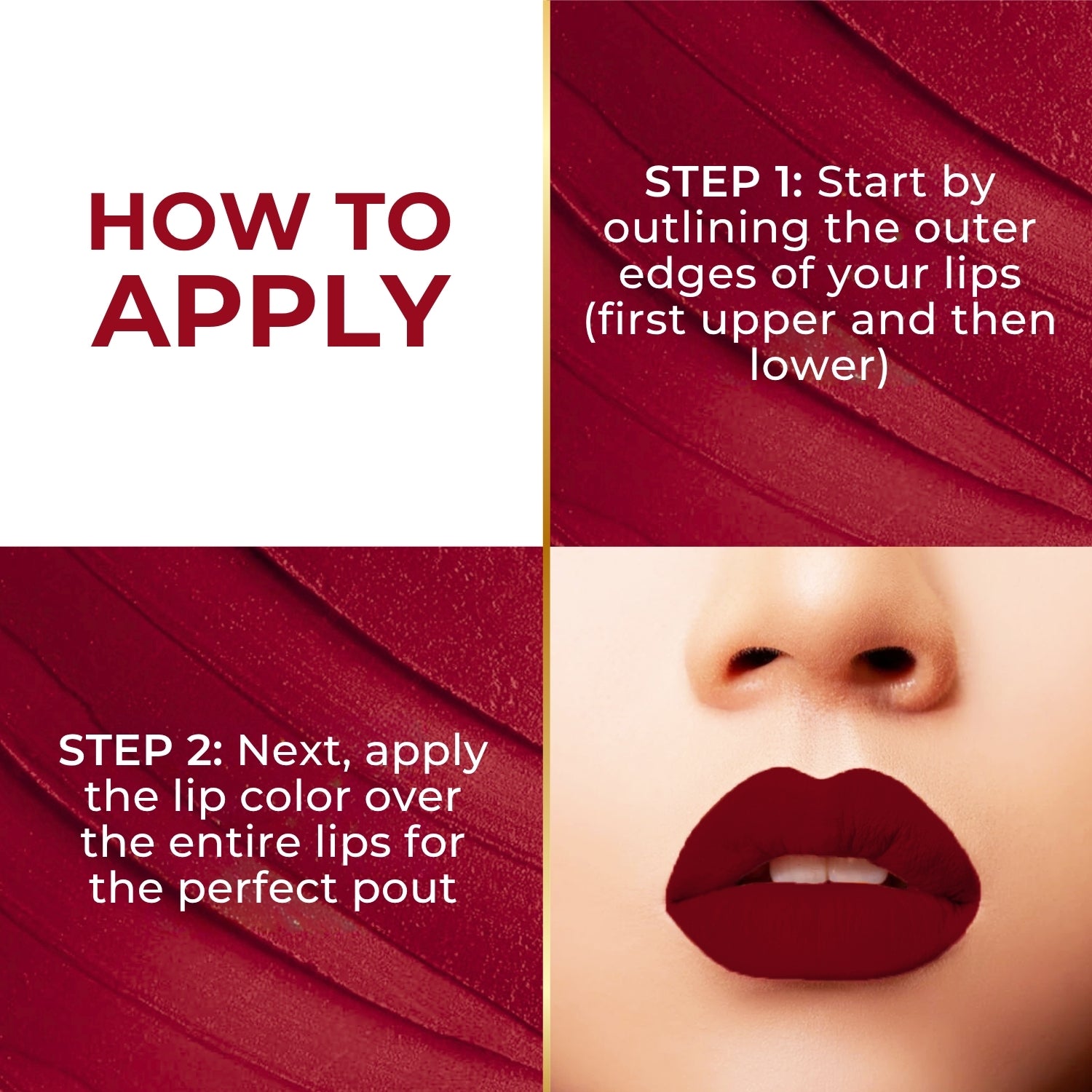 Super Lustrous Intense Glossy Liquid Lip Color, 12HR Long Stay, Smudge-Proof & Transfer-Proof (5ml)