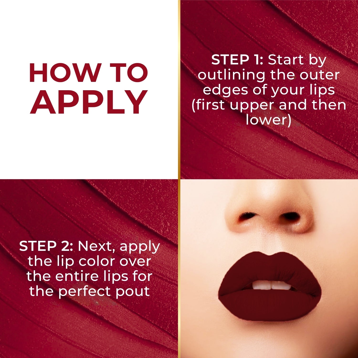 Super Lustrous Intense Glossy Liquid Lip Color, 12HR Long Stay, Smudge-Proof & Transfer-Proof (5ml)