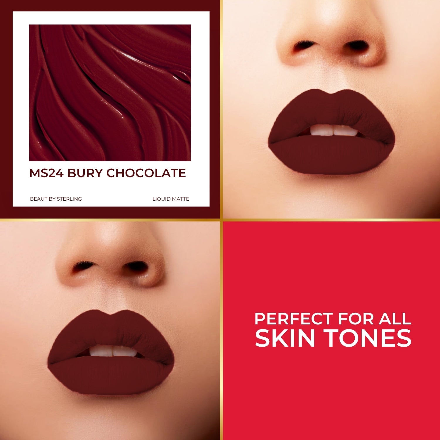 Super Lustrous Intense Matte Liquid Lip Color, 12HR Long Stay, Smudge-Proof & Transfer-Proof (5ml)