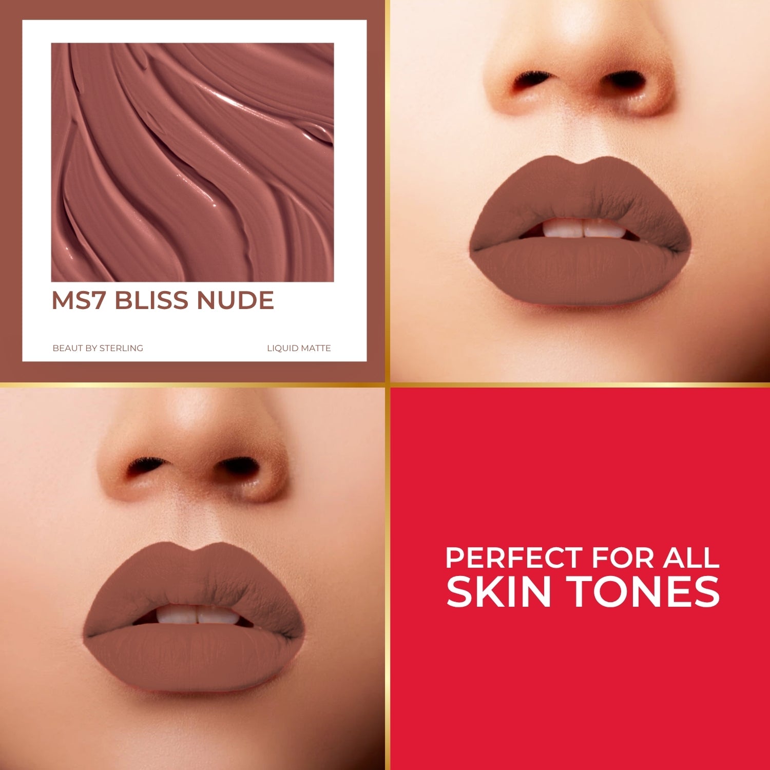 Super Lustrous Intense Matte Liquid Lip Color, 12HR Long Stay, Smudge-Proof & Transfer-Proof (5ml)