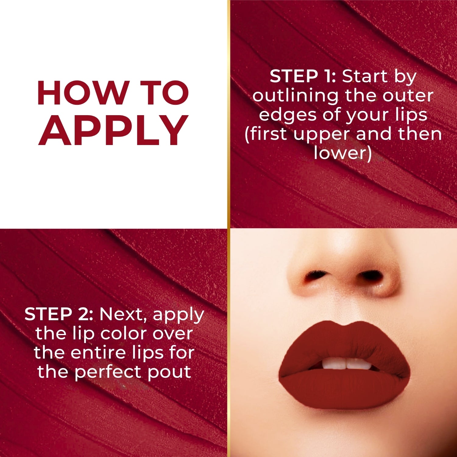 Super Lustrous Intense Glossy Liquid Lip Color, 12HR Long Stay, Smudge-Proof & Transfer-Proof (5ml)