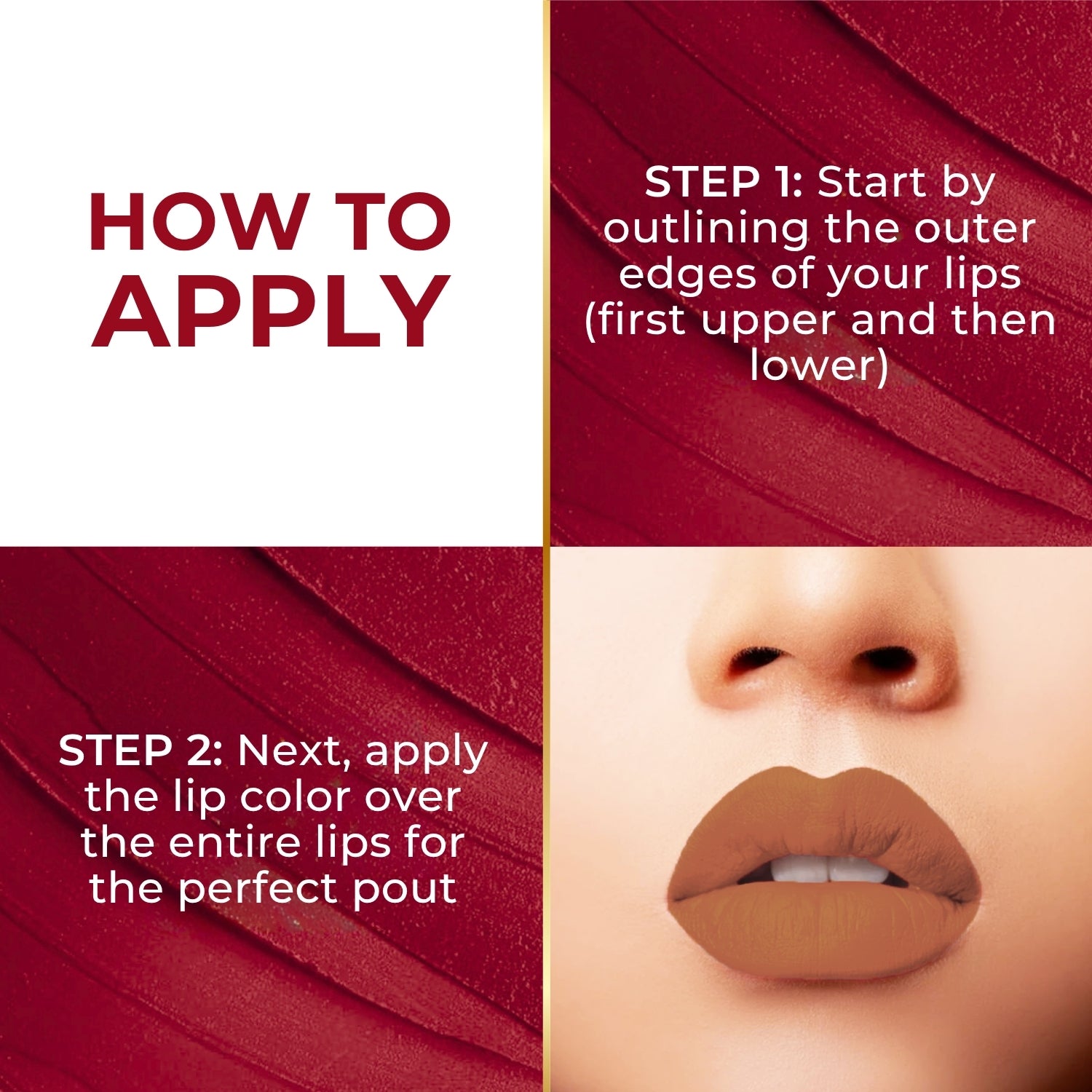 Super Lustrous Intense Glossy Liquid Lip Color, 12HR Long Stay, Smudge-Proof & Transfer-Proof (5ml)