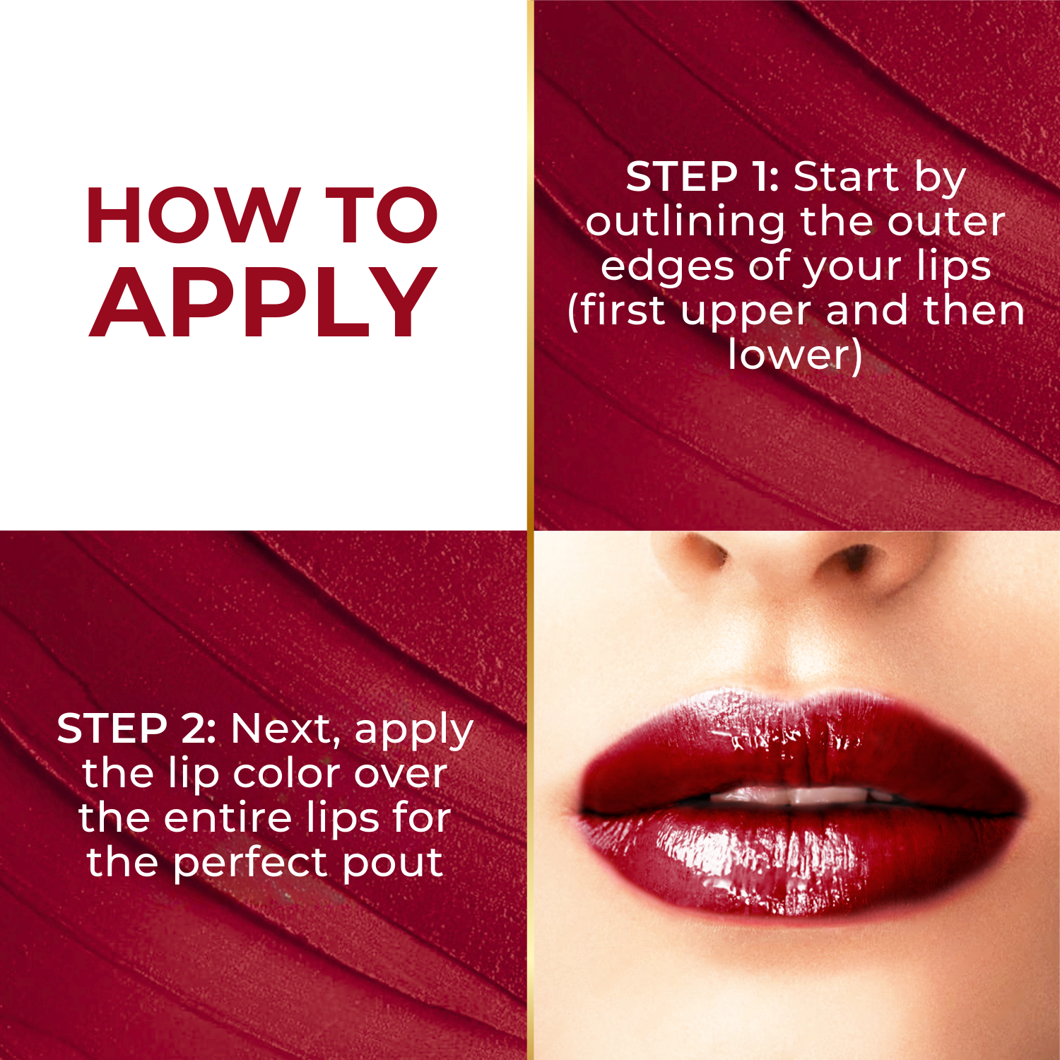 Super Lustrous Intense Glossy Liquid Lip Color, 12HR Long Stay, Smudge-Proof & Transfer-Proof