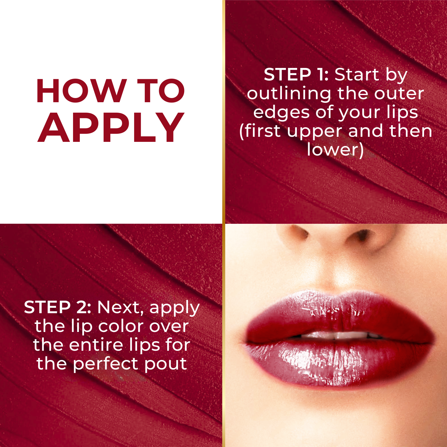Super Lustrous Intense Glossy Liquid Lip Color, 12HR Long Stay, Smudge-Proof & Transfer-Proof