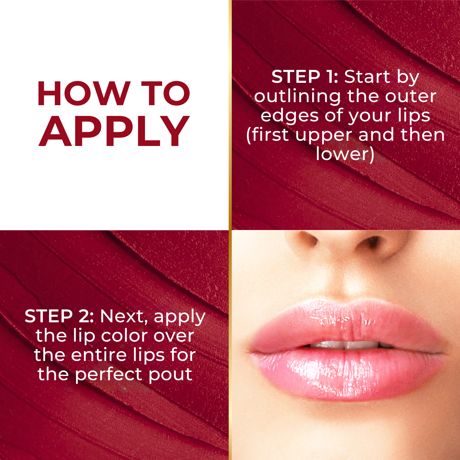 Super Lustrous Intense Glossy Liquid Lip Color, 12HR Long Stay, Smudge-Proof & Transfer-Proof
