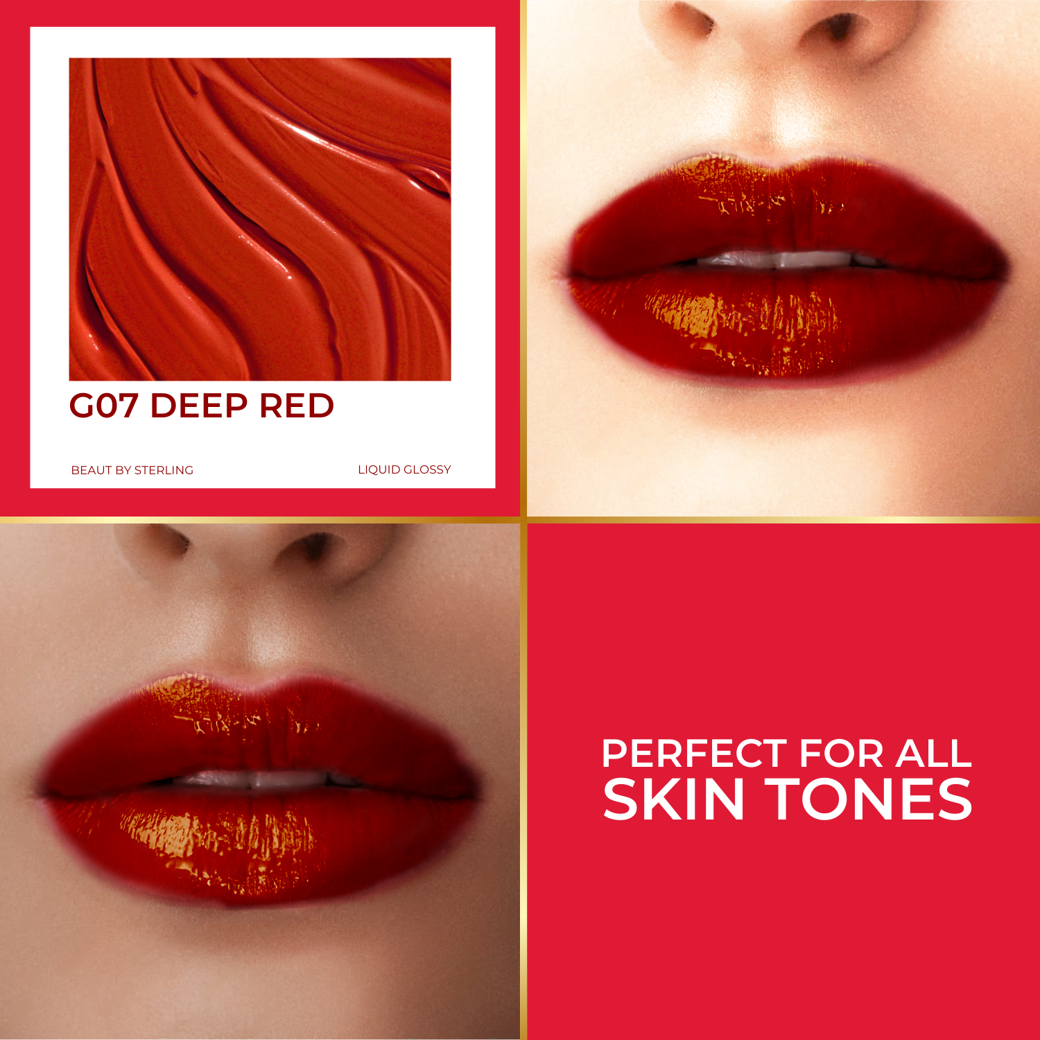 Super Lustrous Intense Glossy Liquid Lip Color, 12HR Long Stay, Smudge-Proof & Transfer-Proof