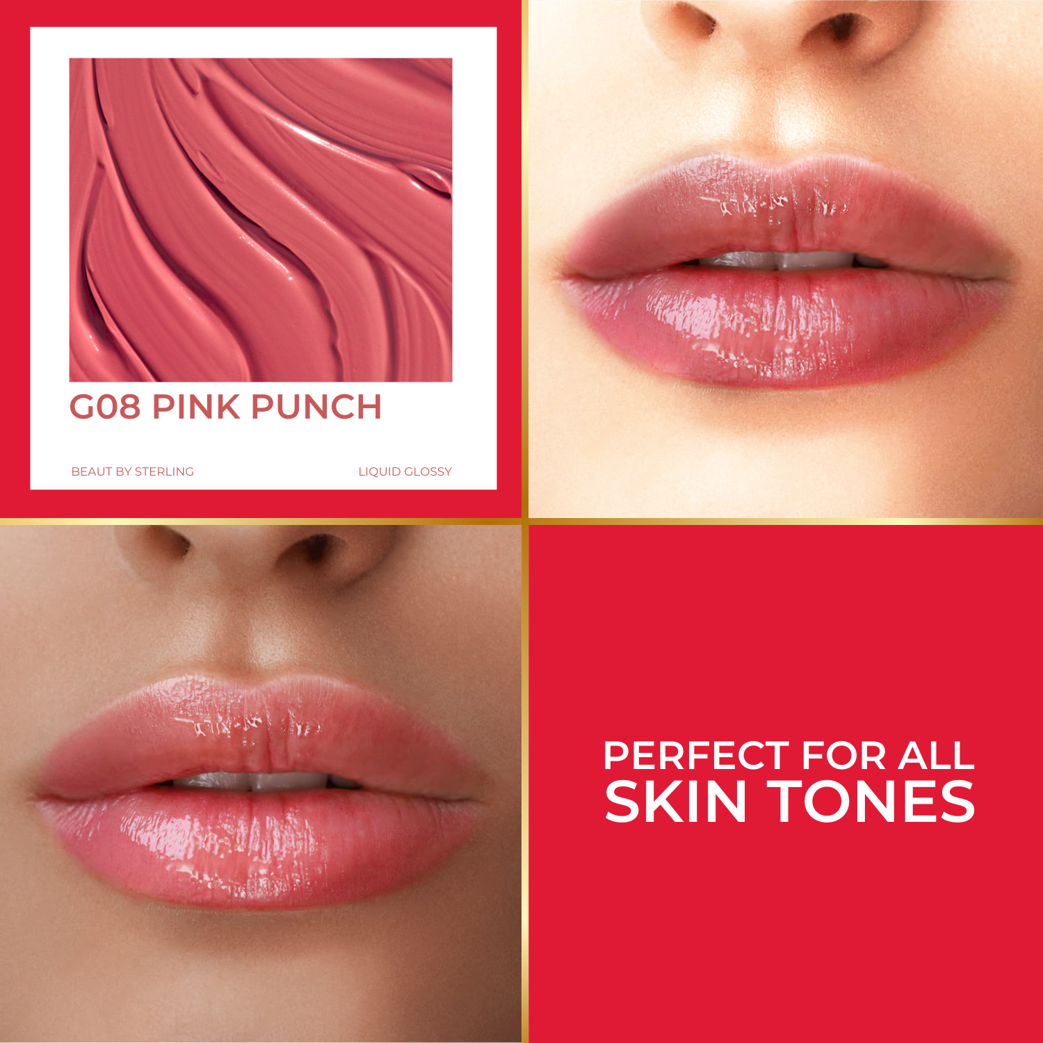 Super Lustrous Intense Glossy Liquid Lip Color, 12HR Long Stay, Smudge-Proof & Transfer-Proof