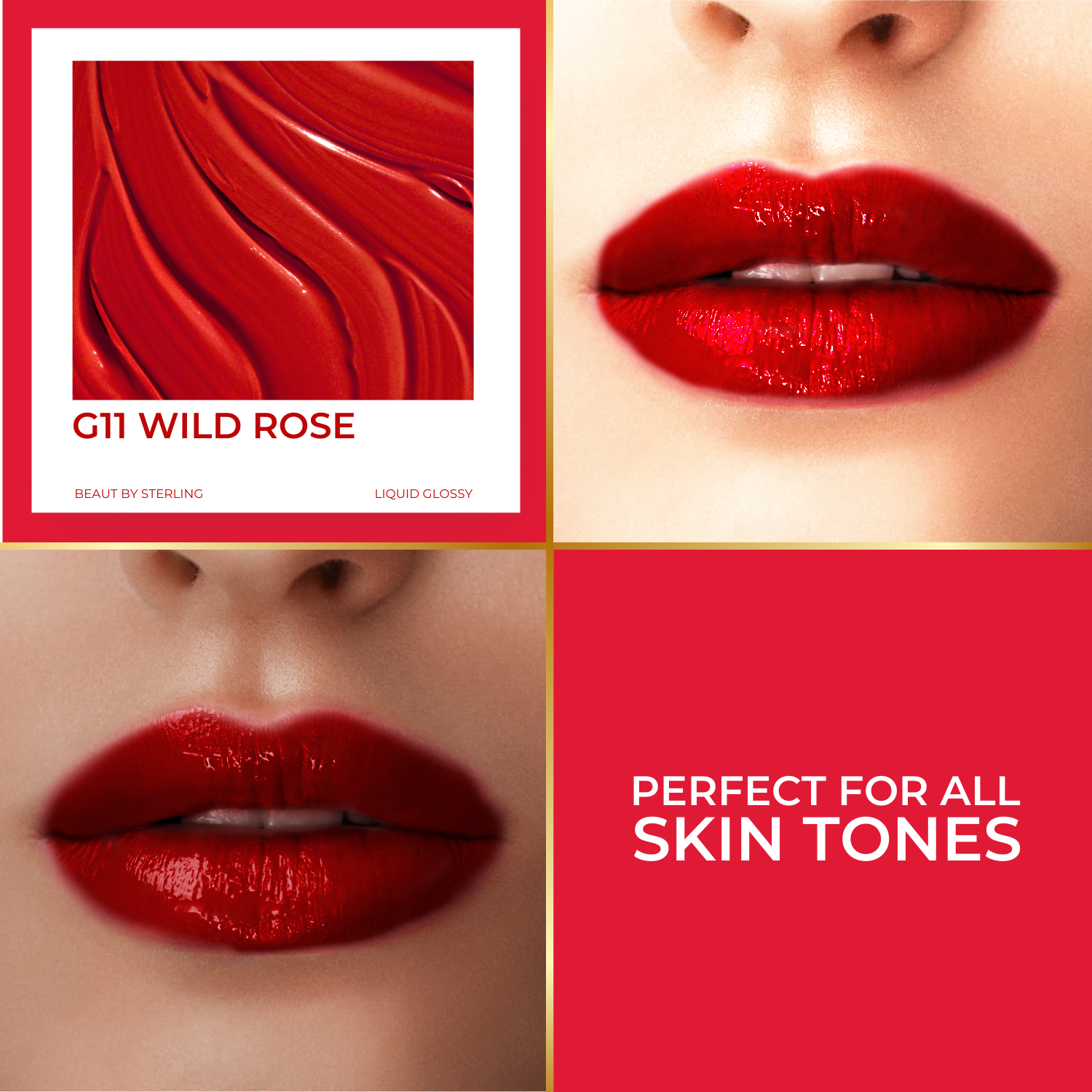 Super Lustrous Intense Glossy Liquid Lip Color, 12HR Long Stay, Smudge-Proof & Transfer-Proof