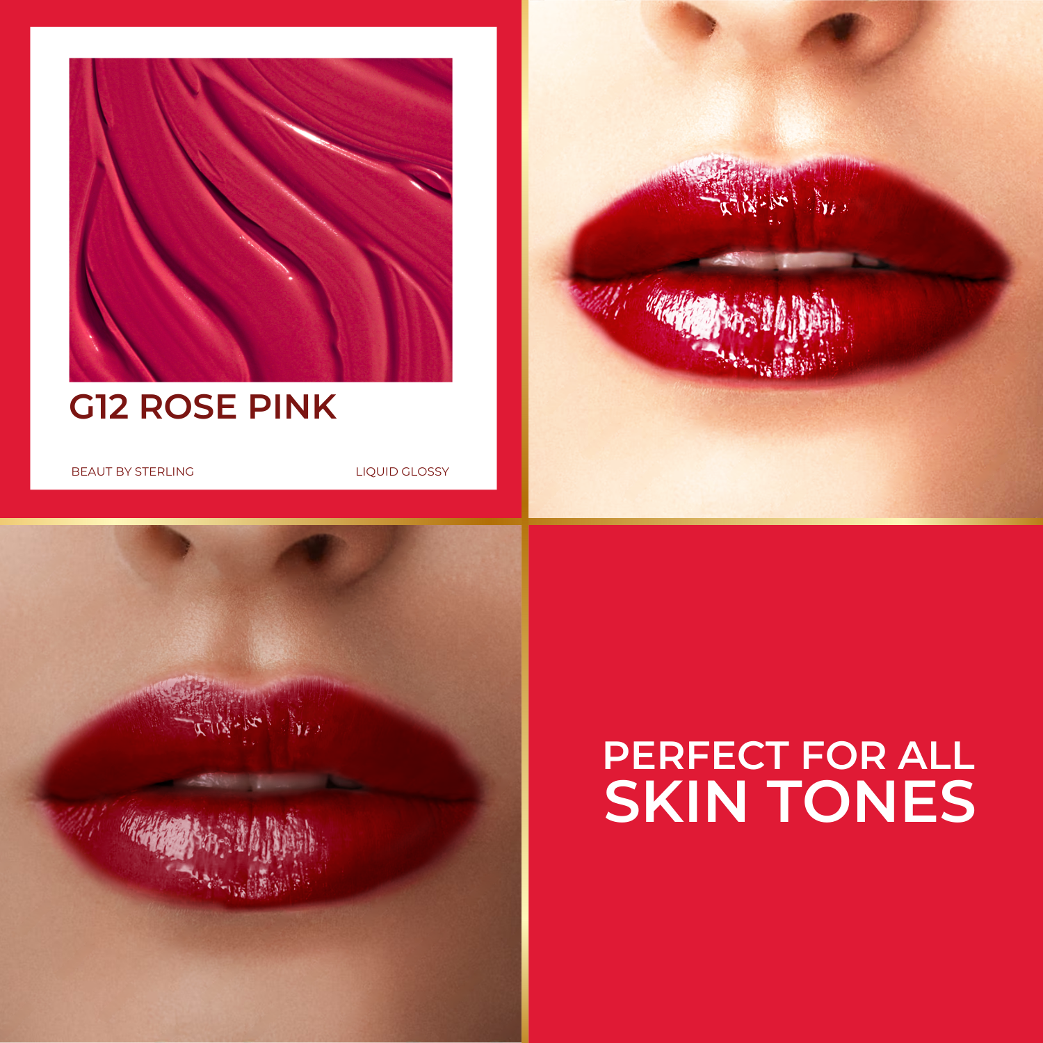 Super Lustrous Intense Glossy Liquid Lip Color, 12HR Long Stay, Smudge-Proof & Transfer-Proof