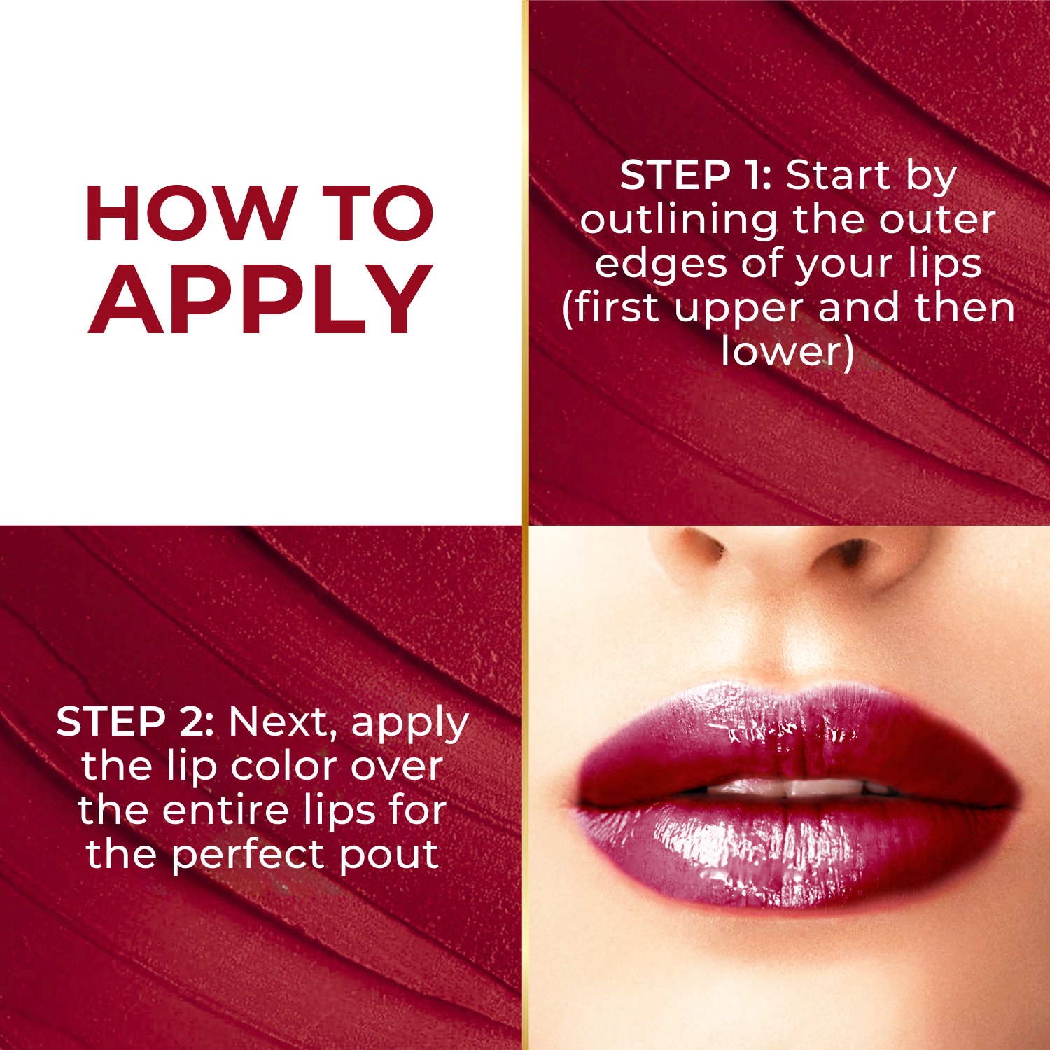 Super Lustrous Intense Glossy Liquid Lip Color, 12HR Long Stay, Smudge-Proof & Transfer-Proof