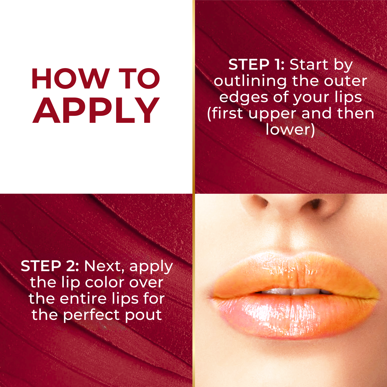 Super Lustrous Intense Glossy Liquid Lip Color, 12HR Long Stay, Smudge-Proof & Transfer-Proof