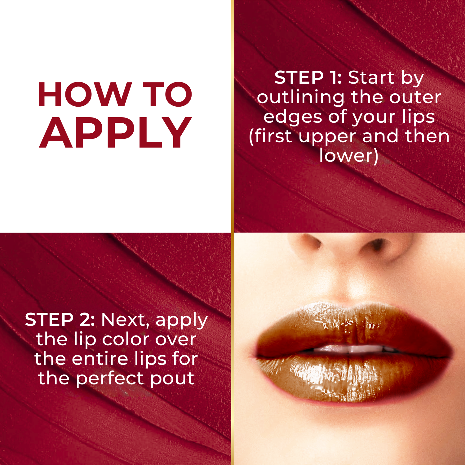 Super Lustrous Intense Glossy Liquid Lip Color, 12HR Long Stay, Smudge-Proof & Transfer-Proof