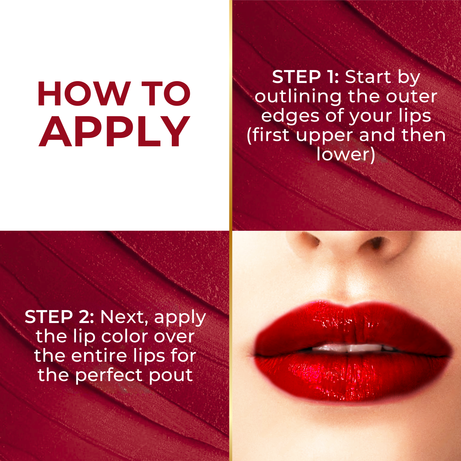 Super Lustrous Intense Glossy Liquid Lip Color, 12HR Long Stay, Smudge-Proof & Transfer-Proof