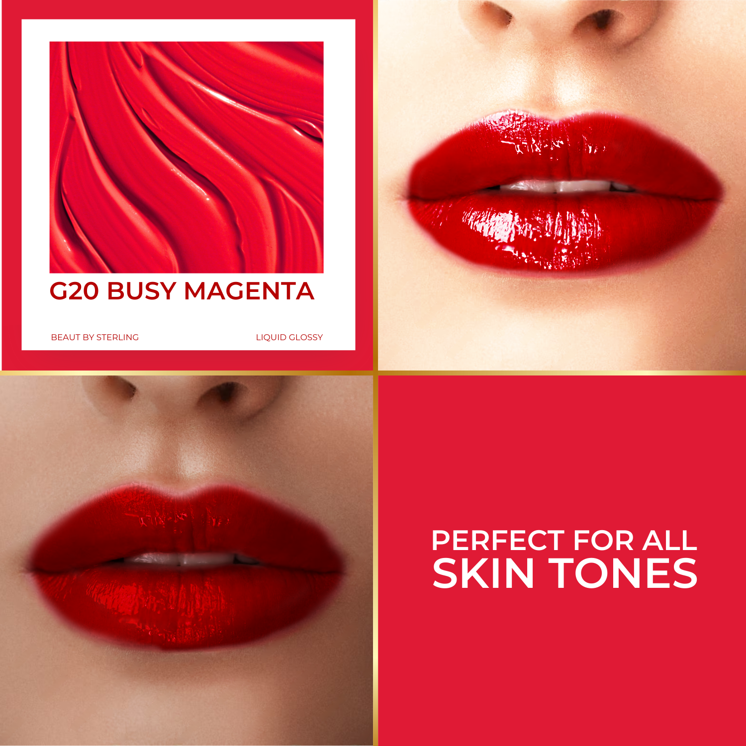 Super Lustrous Intense Glossy Liquid Lip Color, 12HR Long Stay, Smudge-Proof & Transfer-Proof