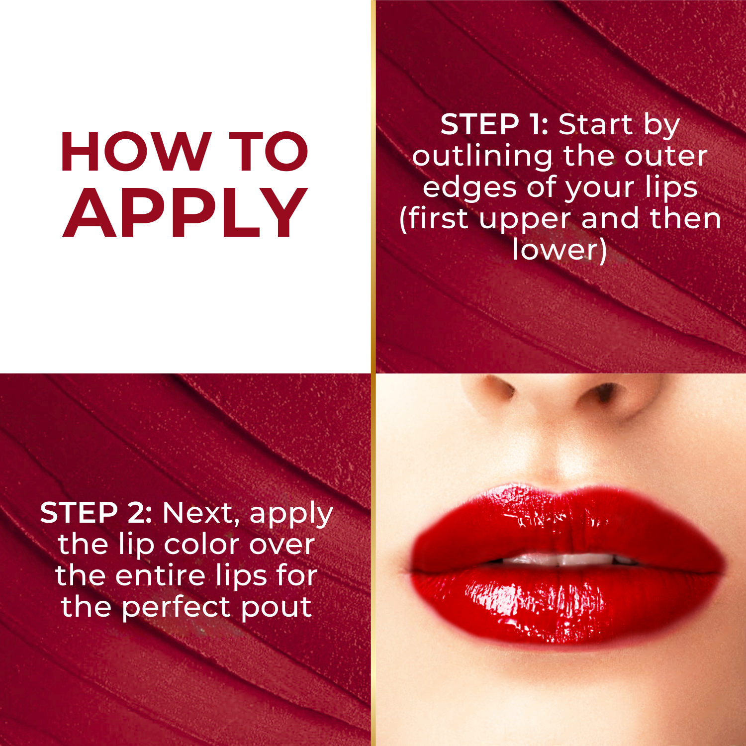 Super Lustrous Intense Glossy Liquid Lip Color, 12HR Long Stay, Smudge-Proof & Transfer-Proof