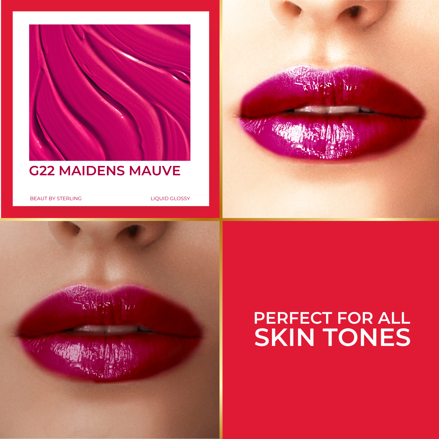 Super Lustrous Intense Glossy Liquid Lip Color, 12HR Long Stay, Smudge-Proof & Transfer-Proof