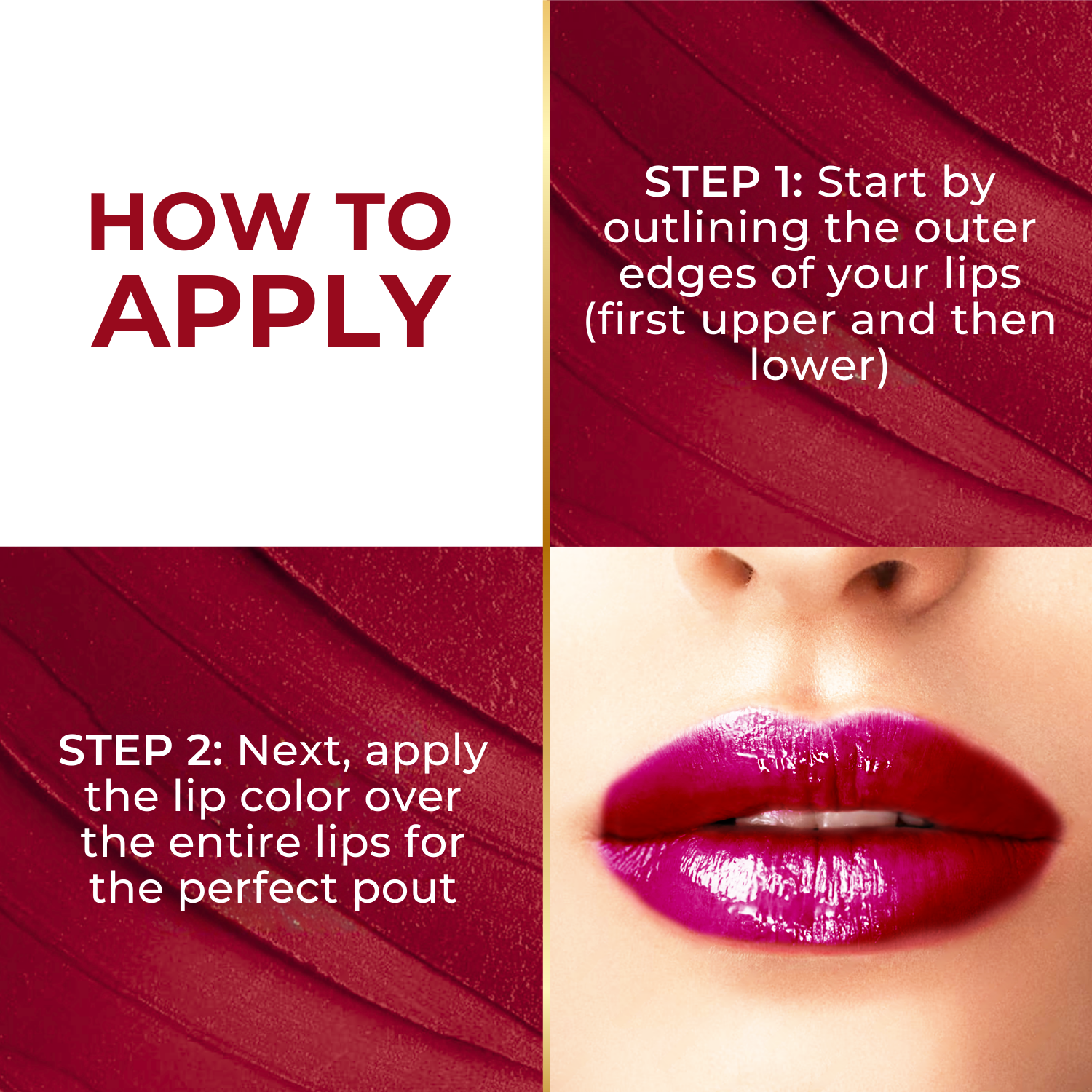 Super Lustrous Intense Glossy Liquid Lip Color, 12HR Long Stay, Smudge-Proof & Transfer-Proof
