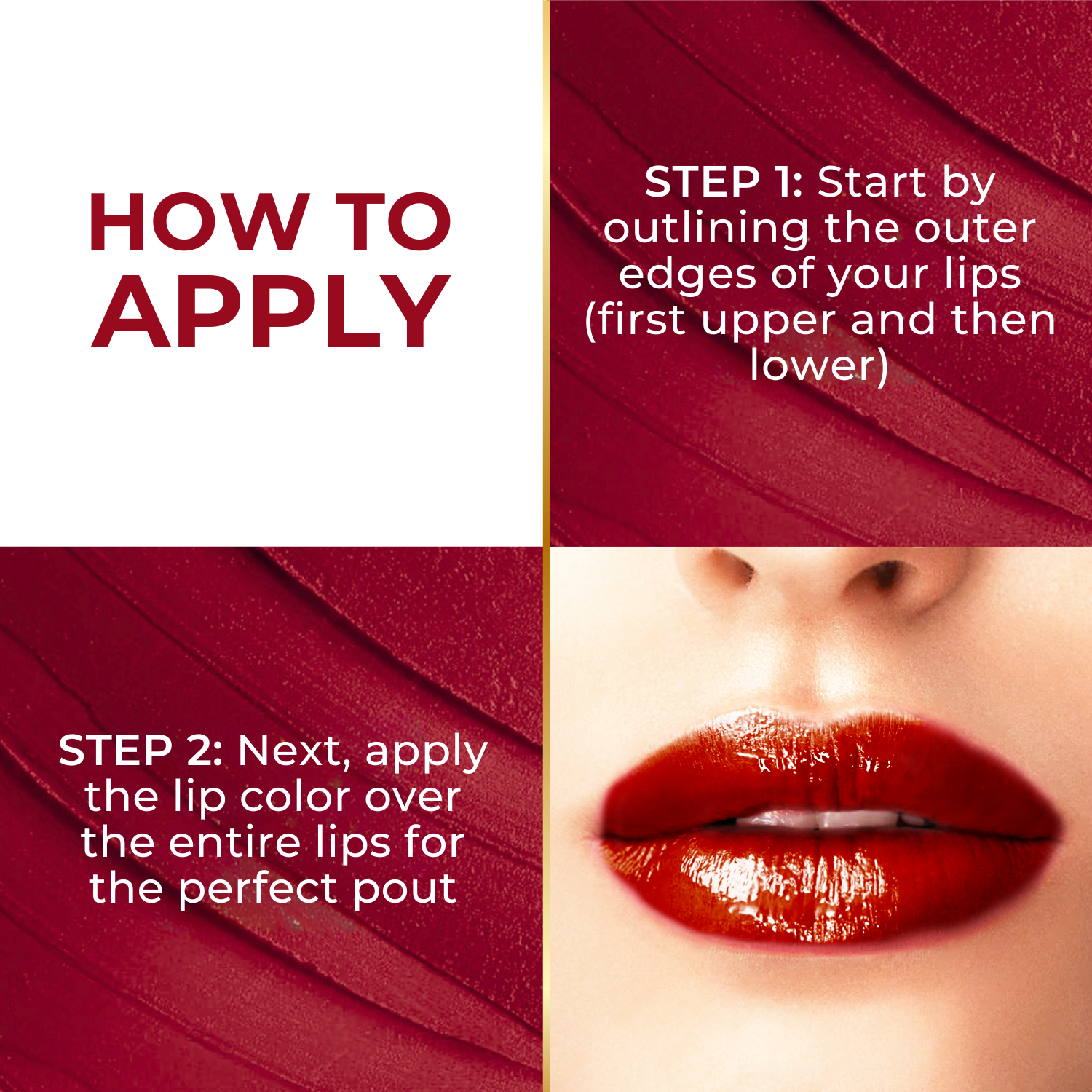Super Lustrous Intense Glossy Liquid Lip Color, 12HR Long Stay, Smudge-Proof & Transfer-Proof