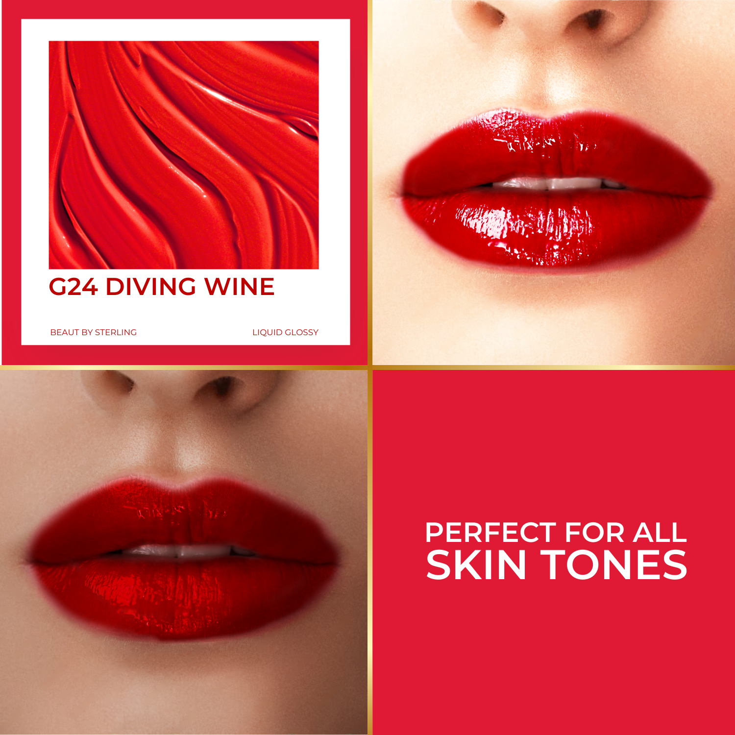 Super Lustrous Intense Glossy Liquid Lip Color, 12HR Long Stay, Smudge-Proof & Transfer-Proof