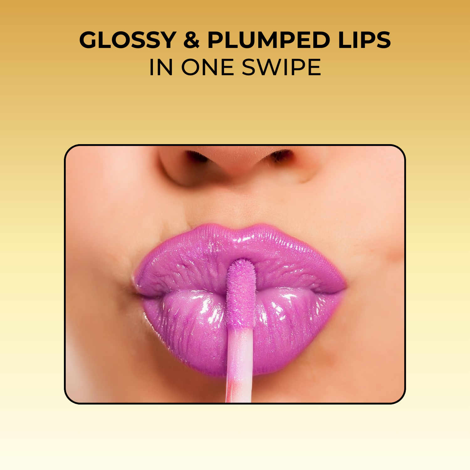 Vitamin-E Rich Colored Lip Gloss, Gives High Shine Glossy Finish for Fuller & Plump Lips, Lightweight & Non-Sticky (4.5 ml)