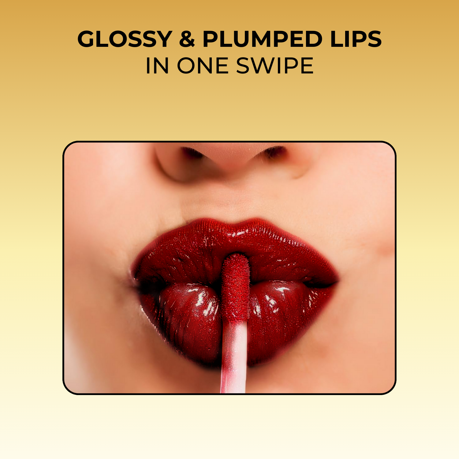 Vitamin-E Rich Colored Lip Gloss, Gives High Shine Glossy Finish for Fuller & Plump Lips, Lightweight & Non-Sticky (4.5 ml)