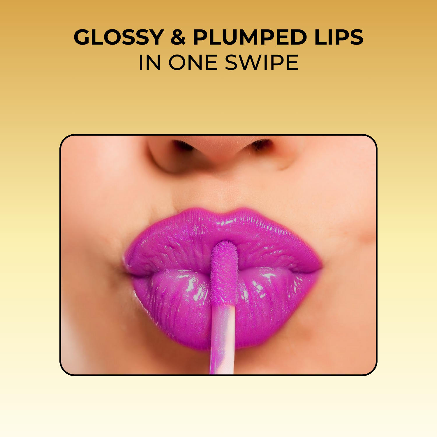 Vitamin-E Rich Colored Lip Gloss, Gives High Shine Glossy Finish for Fuller & Plump Lips, Lightweight & Non-Sticky (4.5 ml)