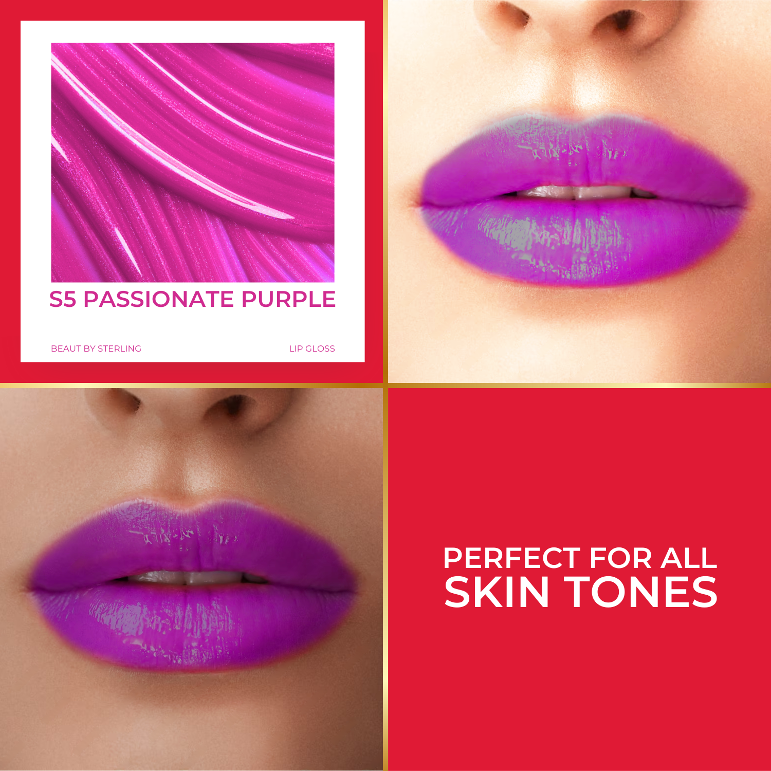 Vitamin-E Rich Colored Lip Gloss, Gives High Shine Glossy Finish for Fuller & Plump Lips, Lightweight & Non-Sticky (4.5 ml)