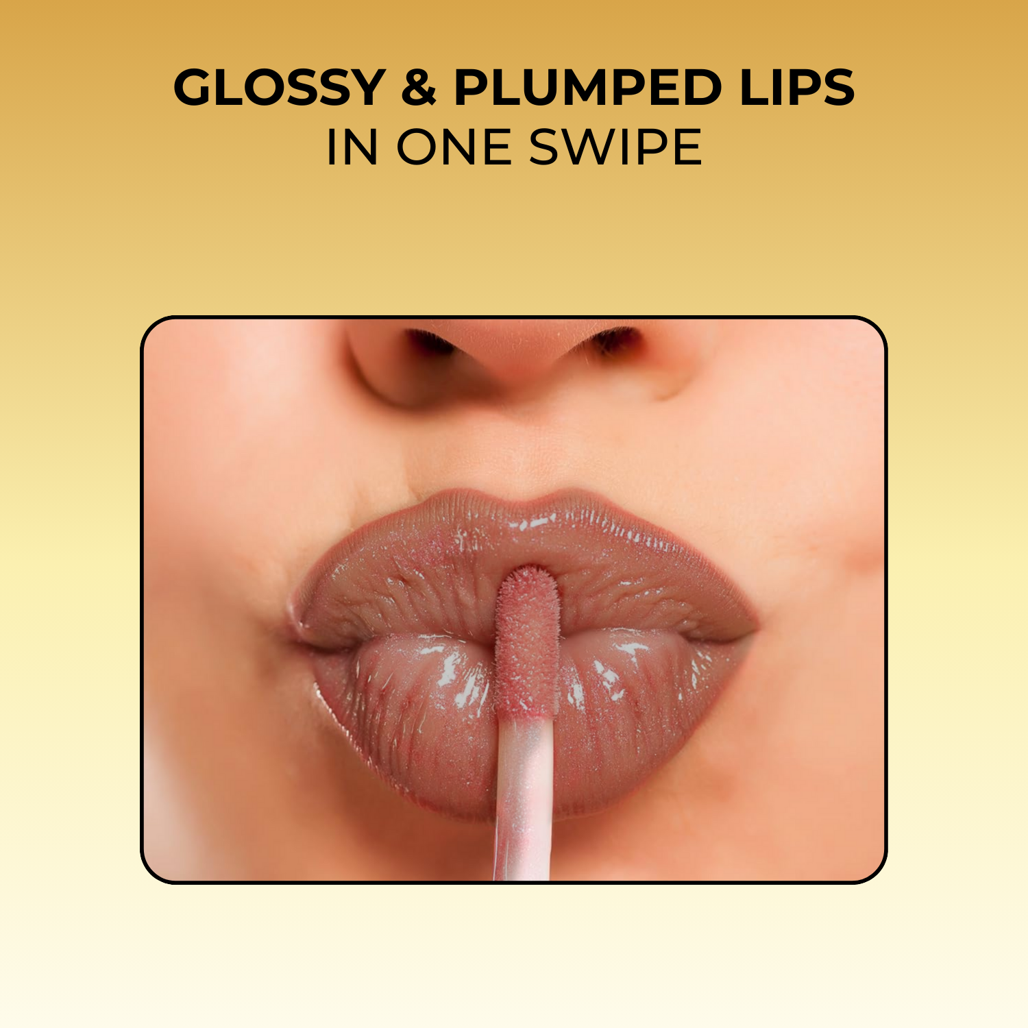 Vitamin-E Rich Colored Lip Gloss, Gives High Shine Glossy Finish for Fuller & Plump Lips, Lightweight & Non-Sticky (4.5 ml)