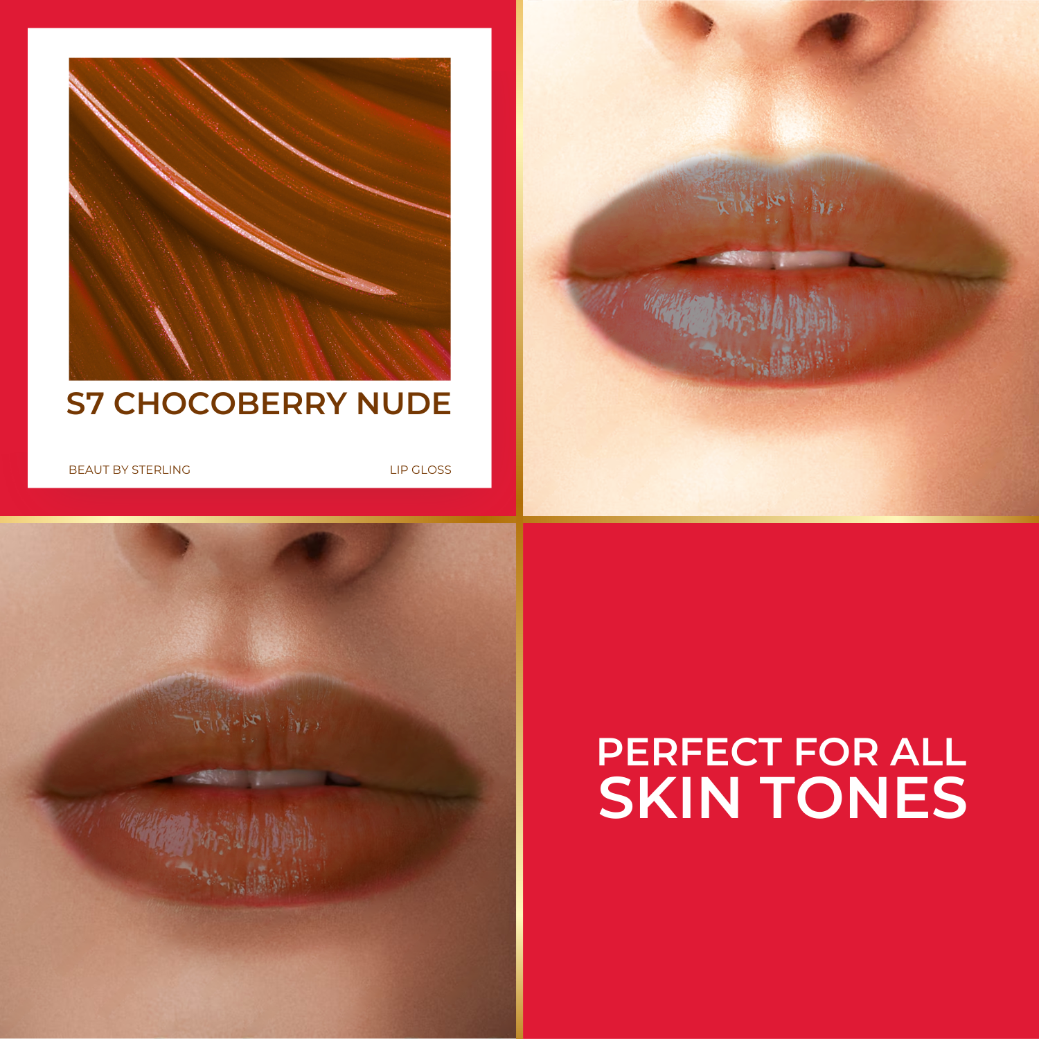 Vitamin-E Rich Colored Lip Gloss, Gives High Shine Glossy Finish for Fuller & Plump Lips, Lightweight & Non-Sticky (4.5 ml)