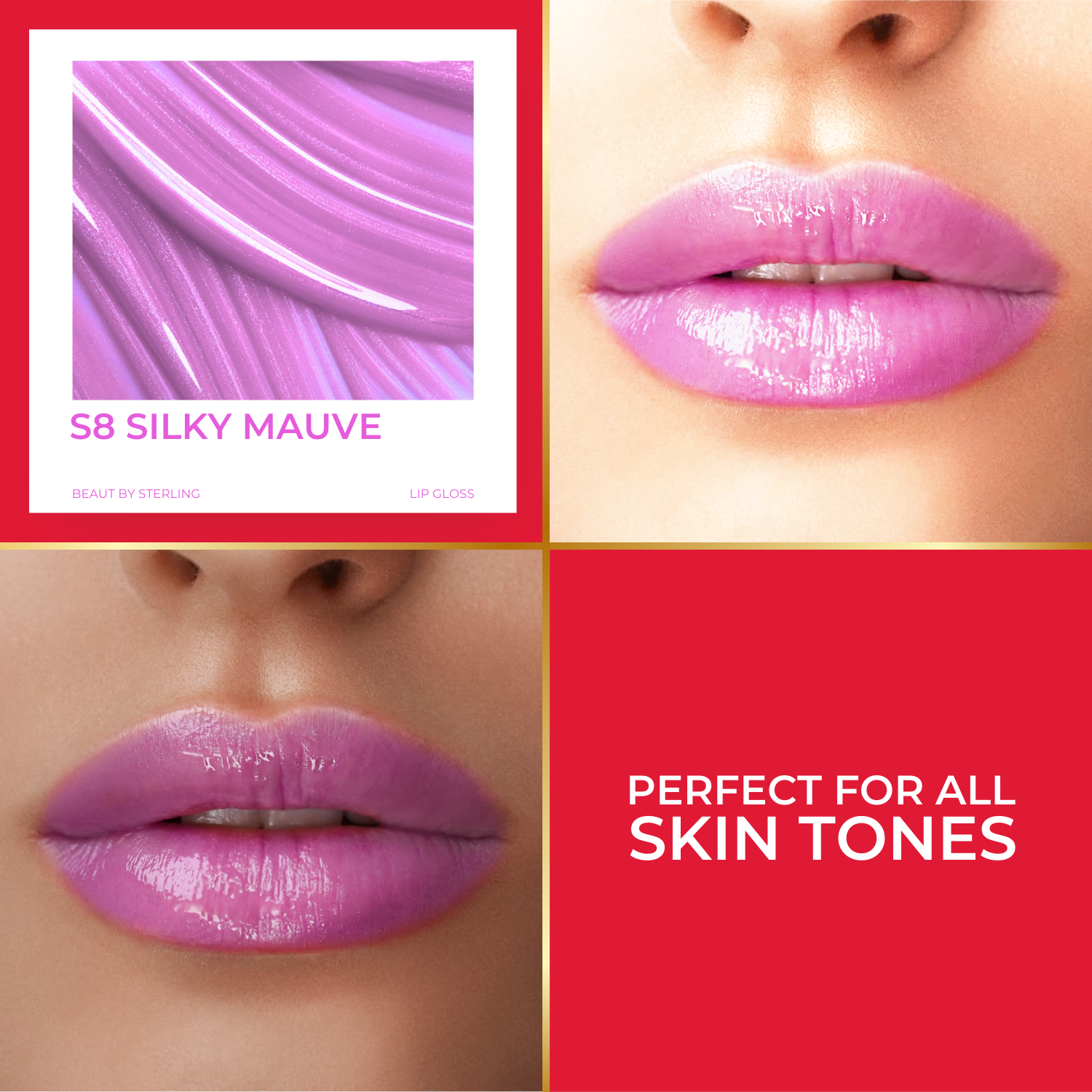 Vitamin-E Rich Colored Lip Gloss, Gives High Shine Glossy Finish for Fuller & Plump Lips, Lightweight & Non-Sticky (4.5 ml)