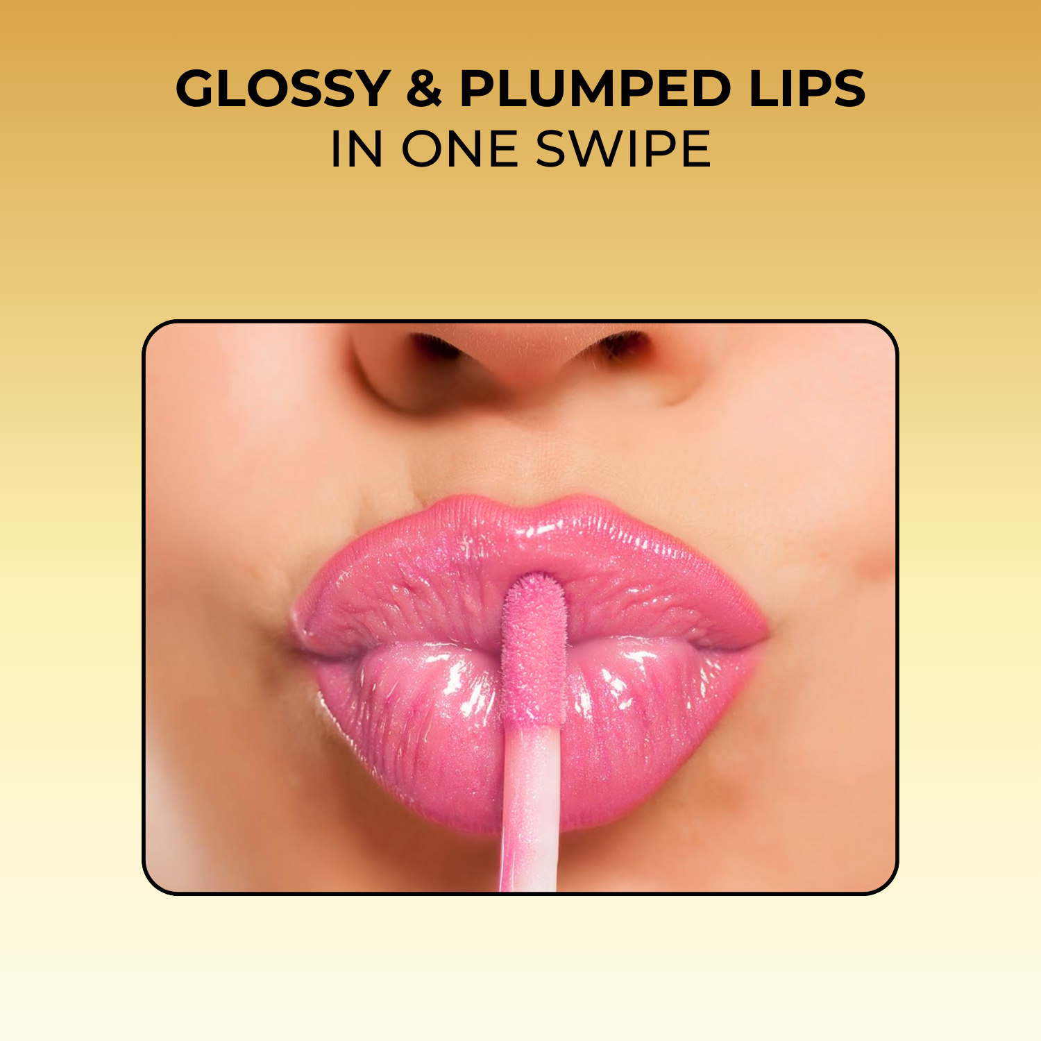Vitamin-E Rich Colored Lip Gloss, Gives High Shine Glossy Finish for Fuller & Plump Lips, Lightweight & Non-Sticky (4.5 ml)