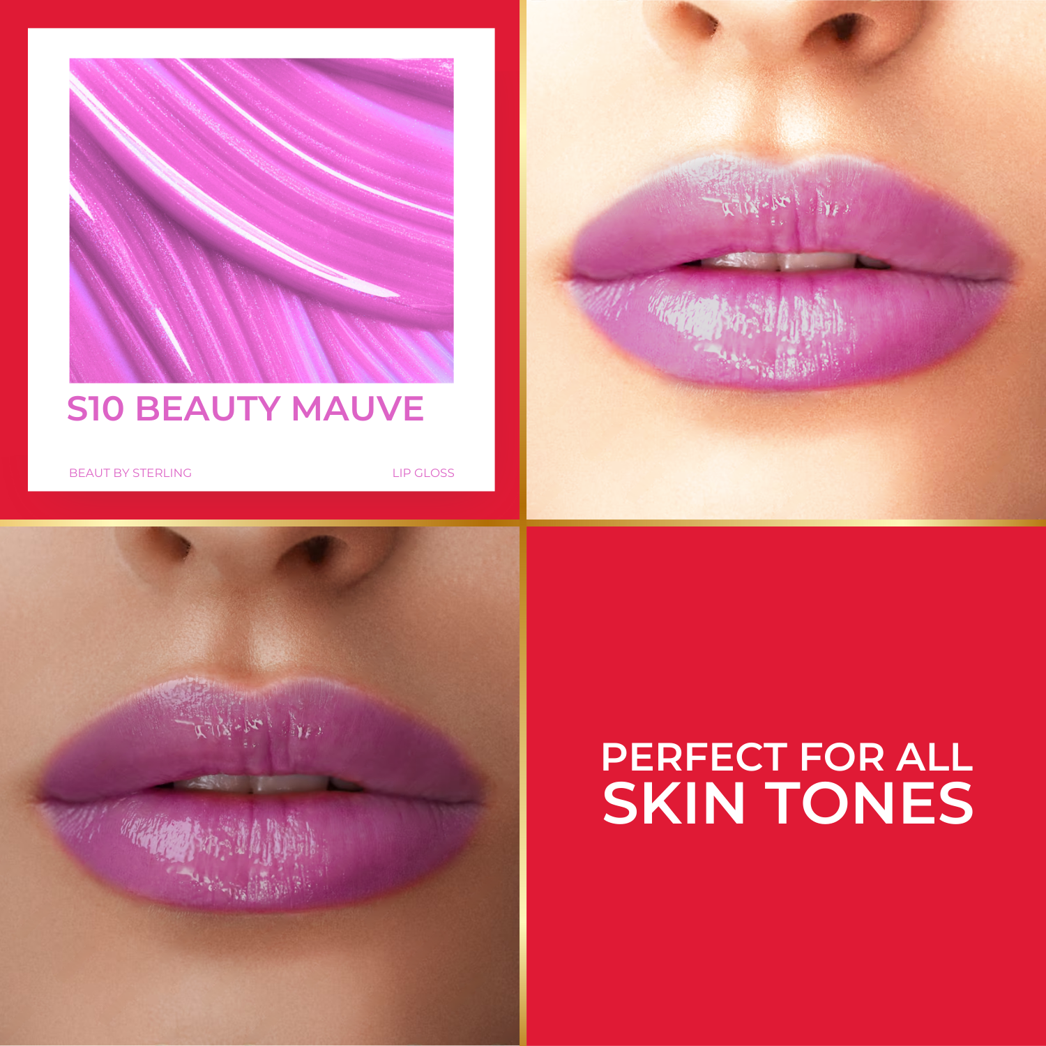 Vitamin-E Rich Colored Lip Gloss, Gives High Shine Glossy Finish for Fuller & Plump Lips, Lightweight & Non-Sticky (4.5 ml)