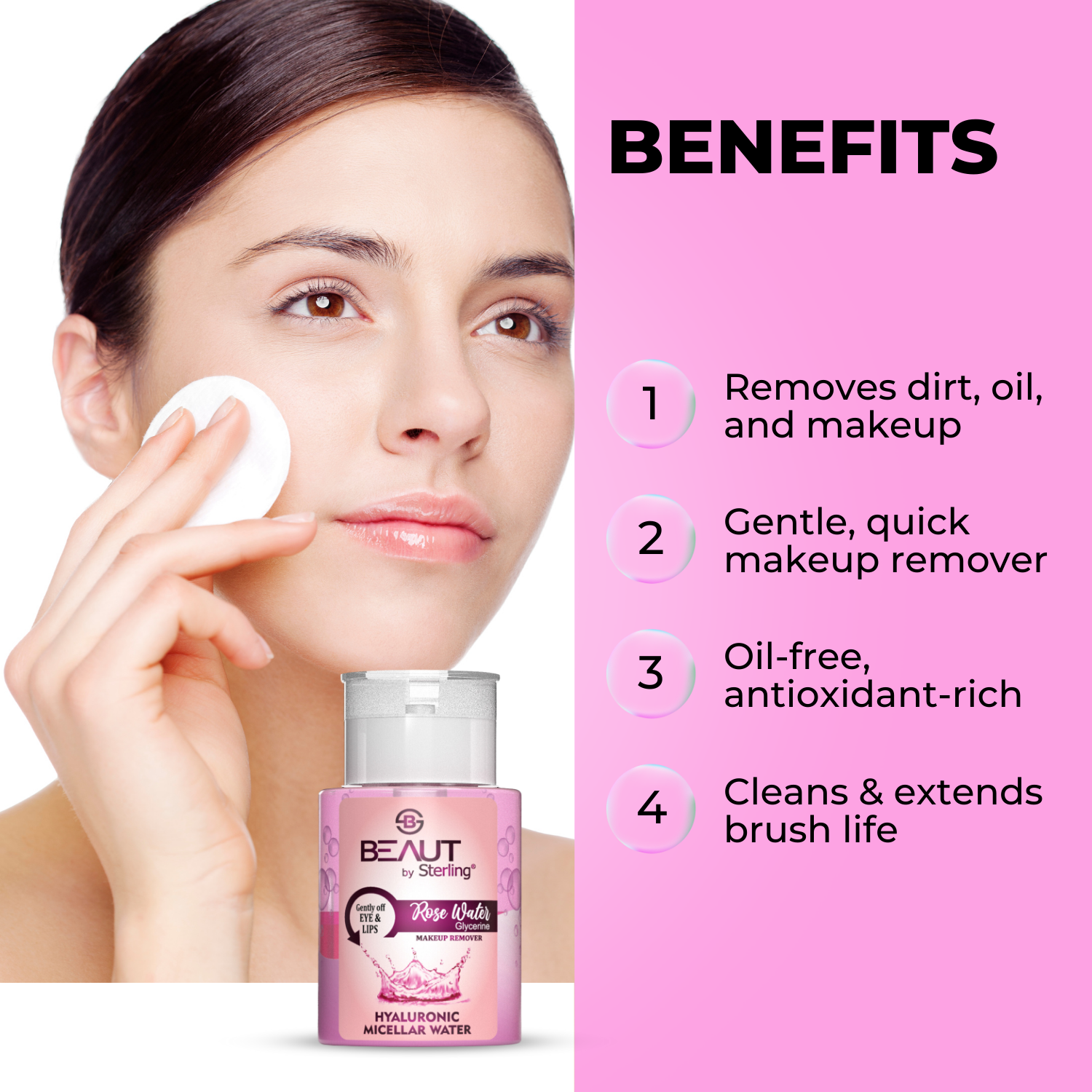 Micellar Cleansing Water & Makeup Remover