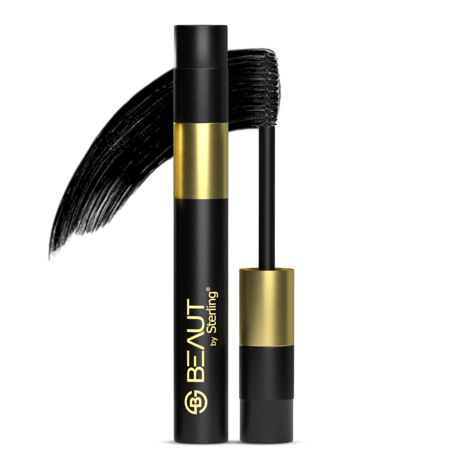 2-in-1 Lengthening & Volumizing Mascara - Black, Smudge-proof & Waterproof, Long Lasting, Lightweight & Quick Drying (7 ml)