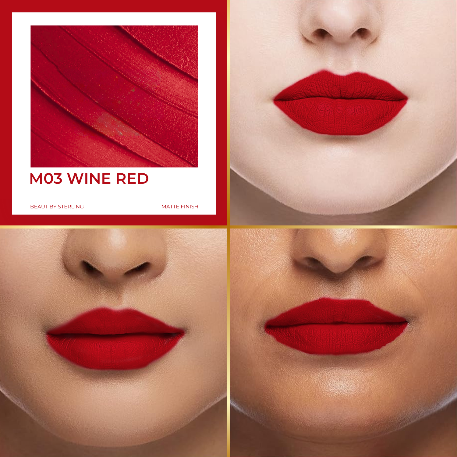 #Color_M03 Wine Red