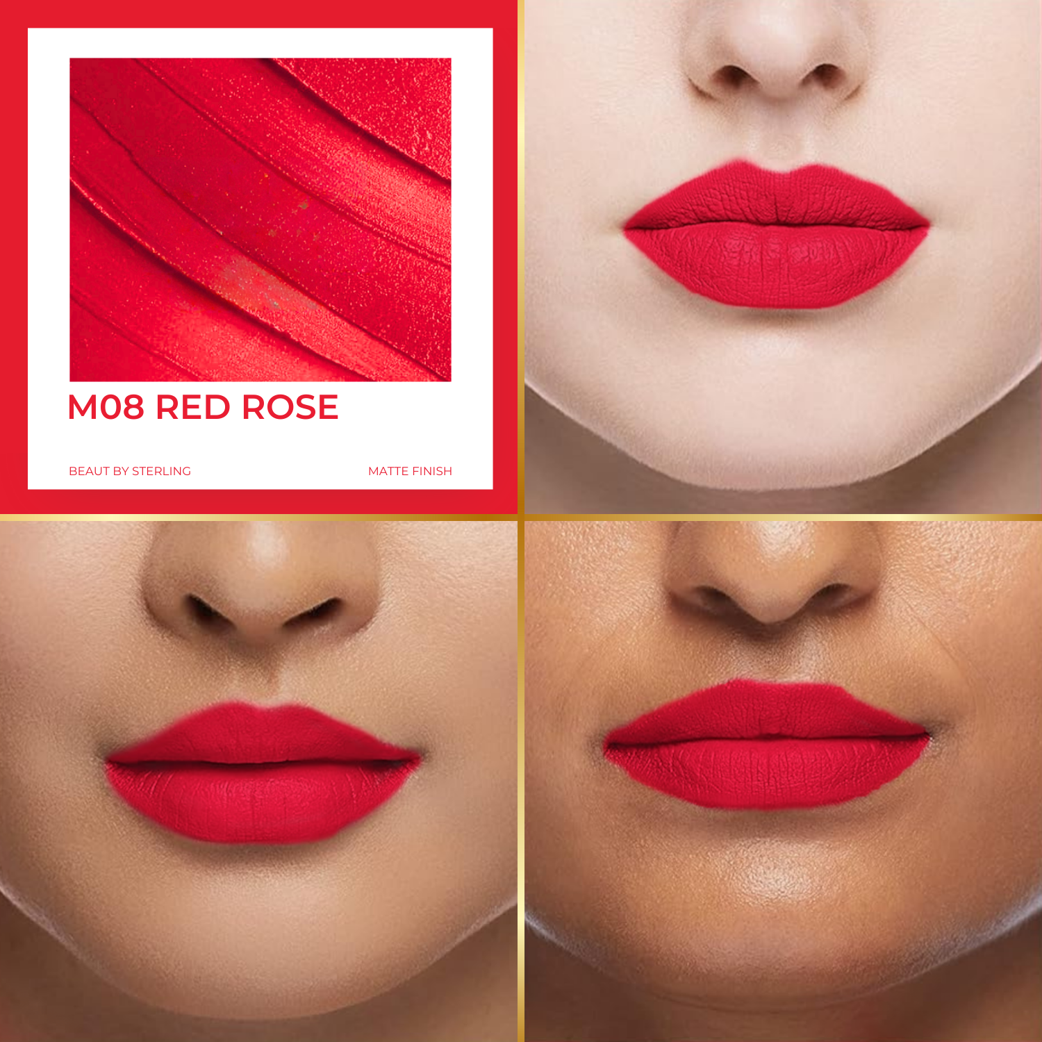 #Color_M08 Red Rose