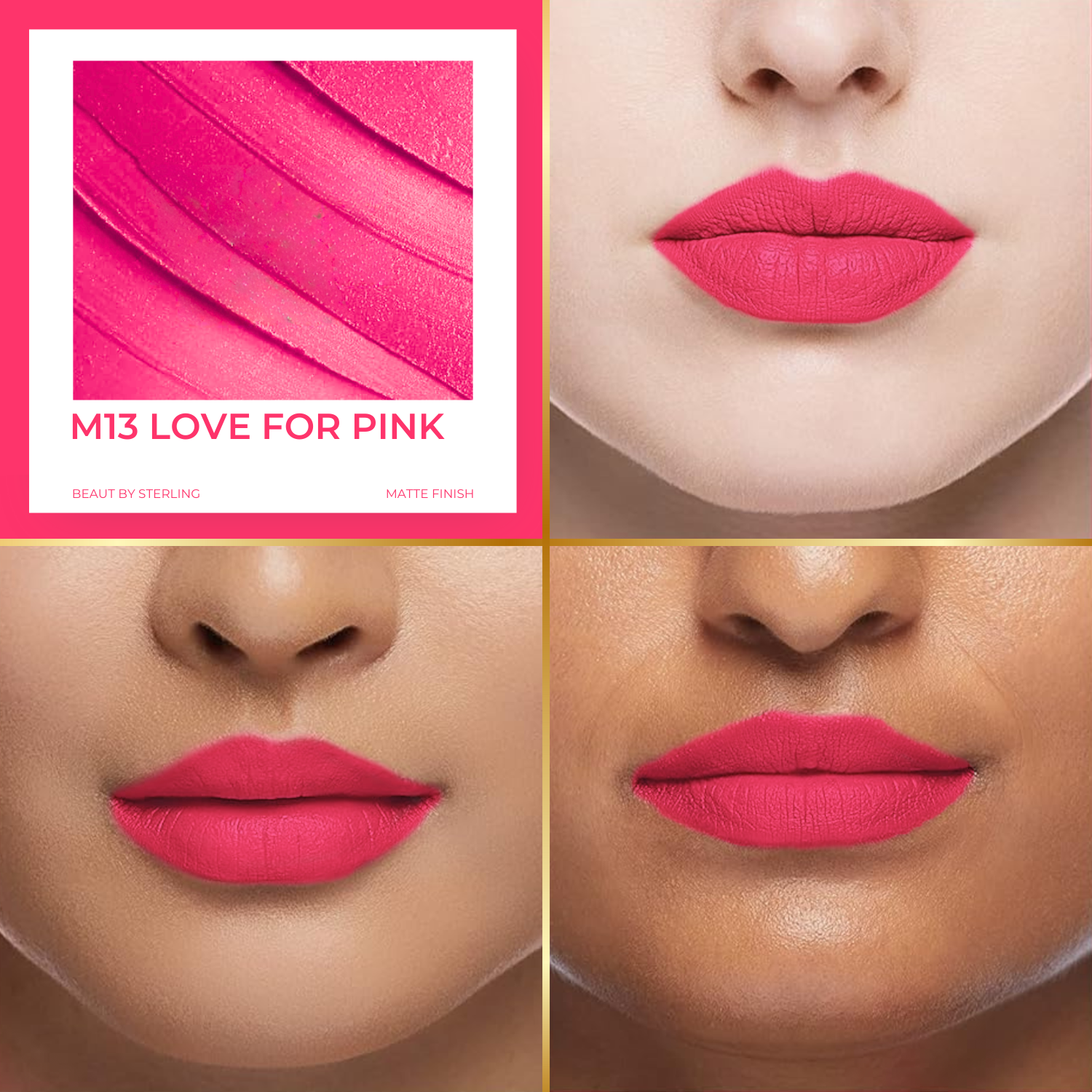 Super Lustrous Intense Matte Lipstick, 12HR Long Stay, Smudge-Proof & Transfer-Proof (4 g)