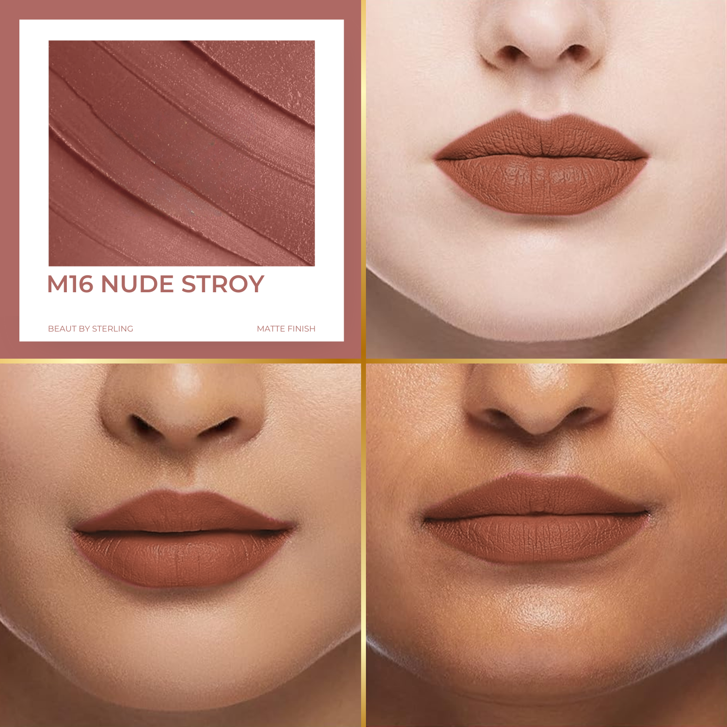 Super Lustrous Intense Matte Lipstick, 12HR Long Stay, Smudge-Proof & Transfer-Proof (4 g)