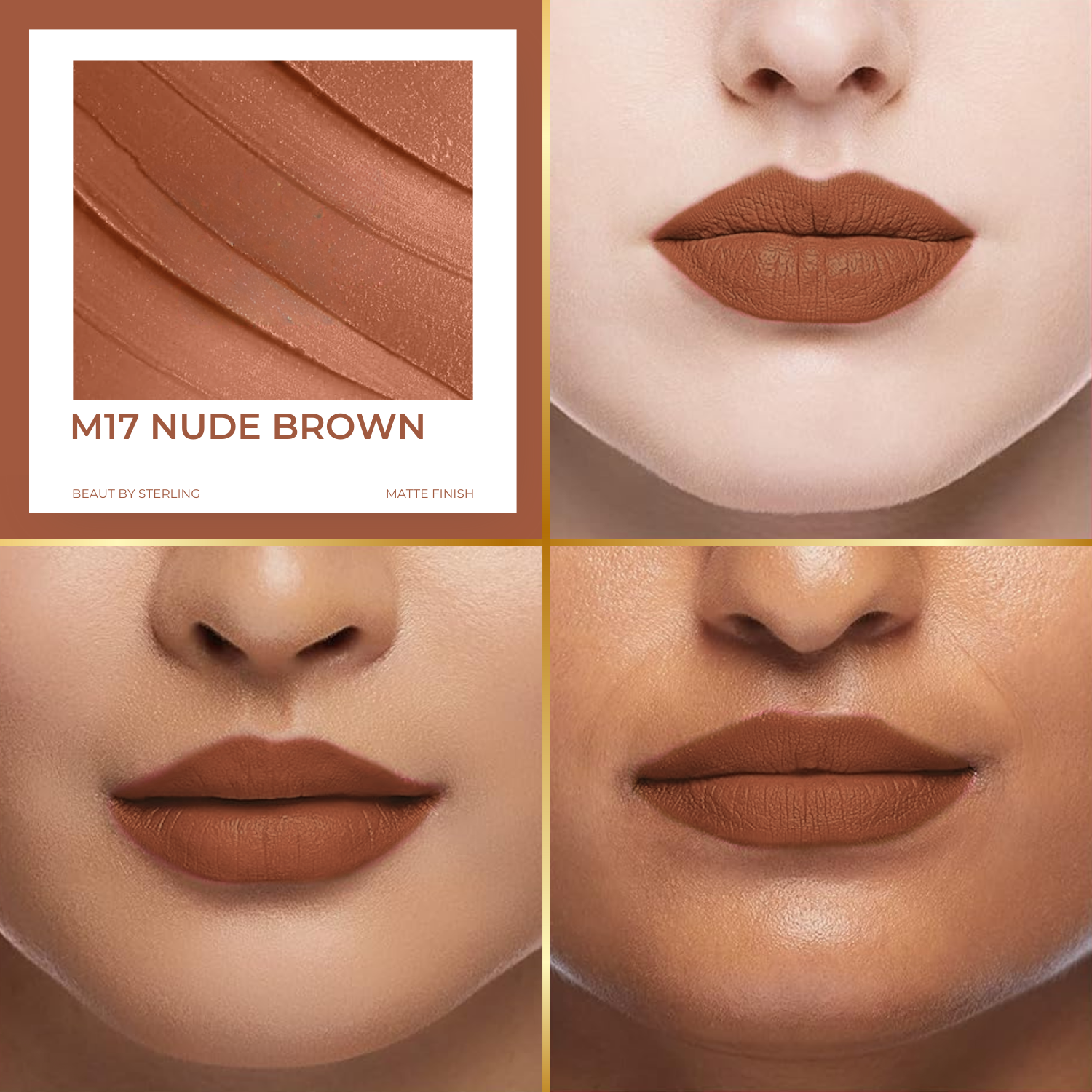 #Color_M17 Nude Brown