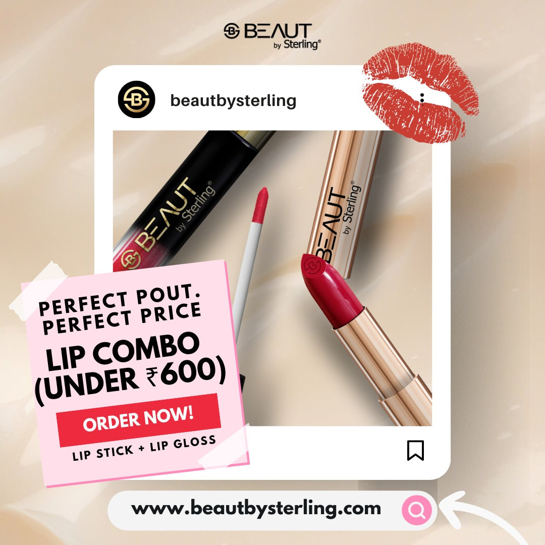 The Gloss & Glam Duo | Get a Lip gloss and a Lipstick of any Shade any type to match your vibe